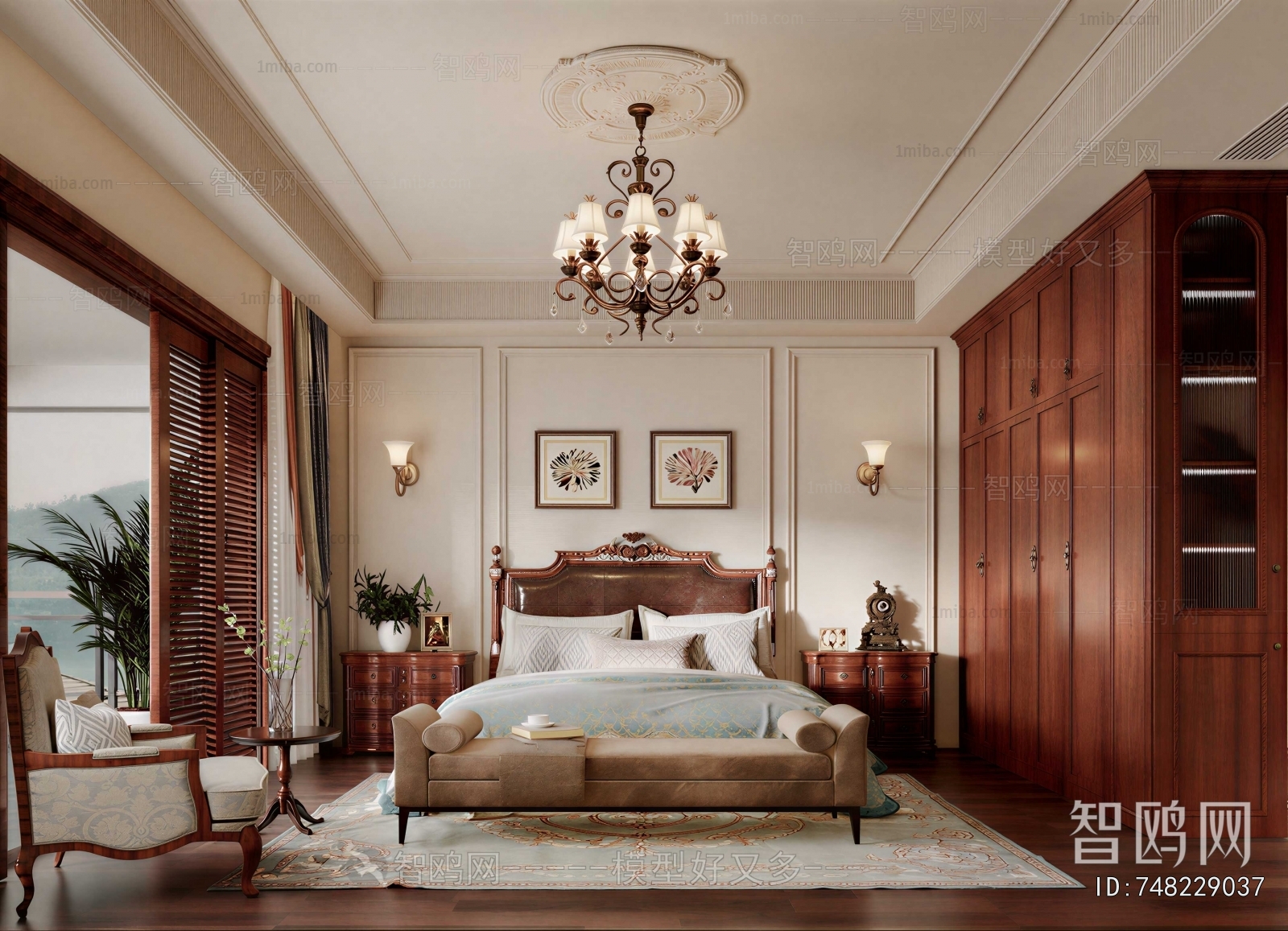American Style Bedroom