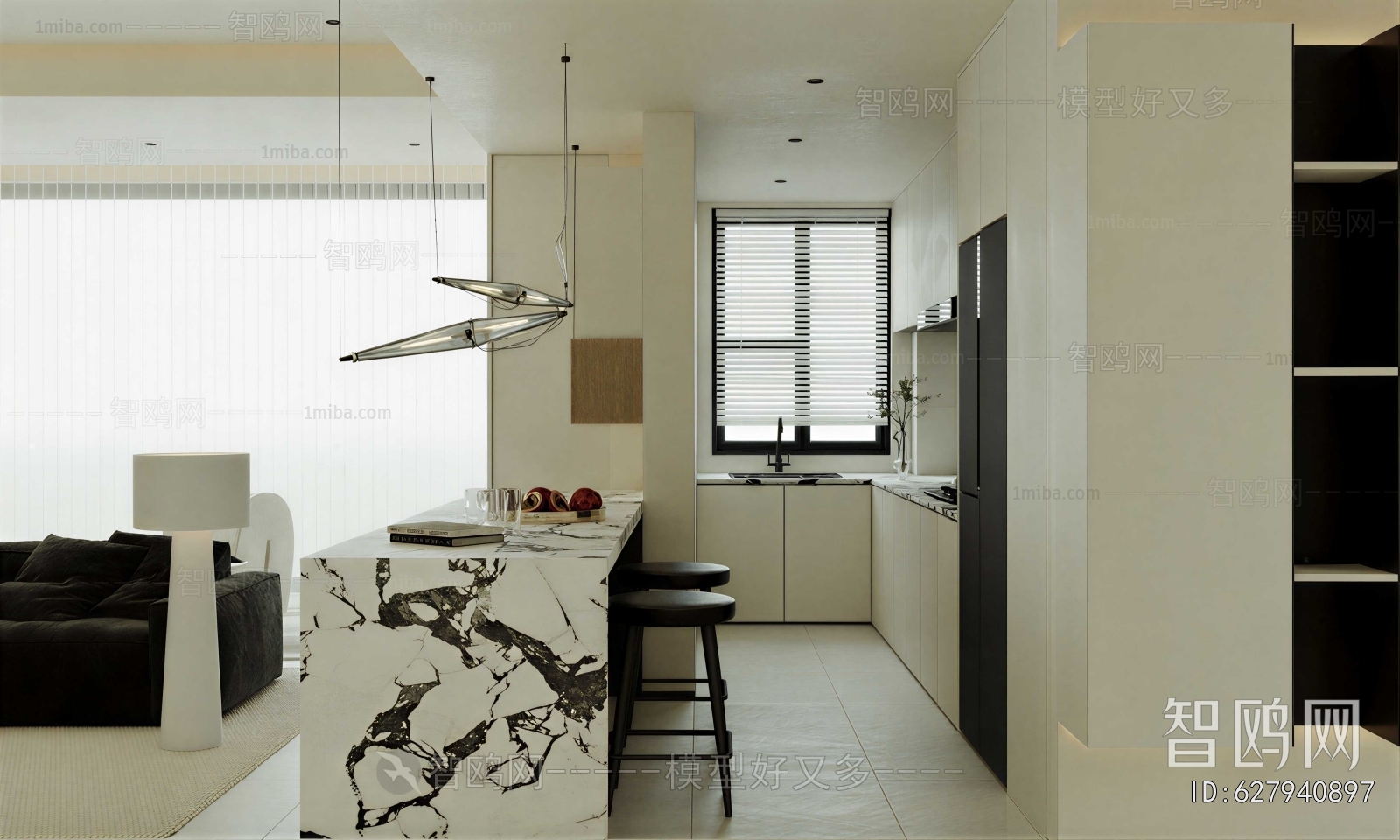 Modern Open Kitchen