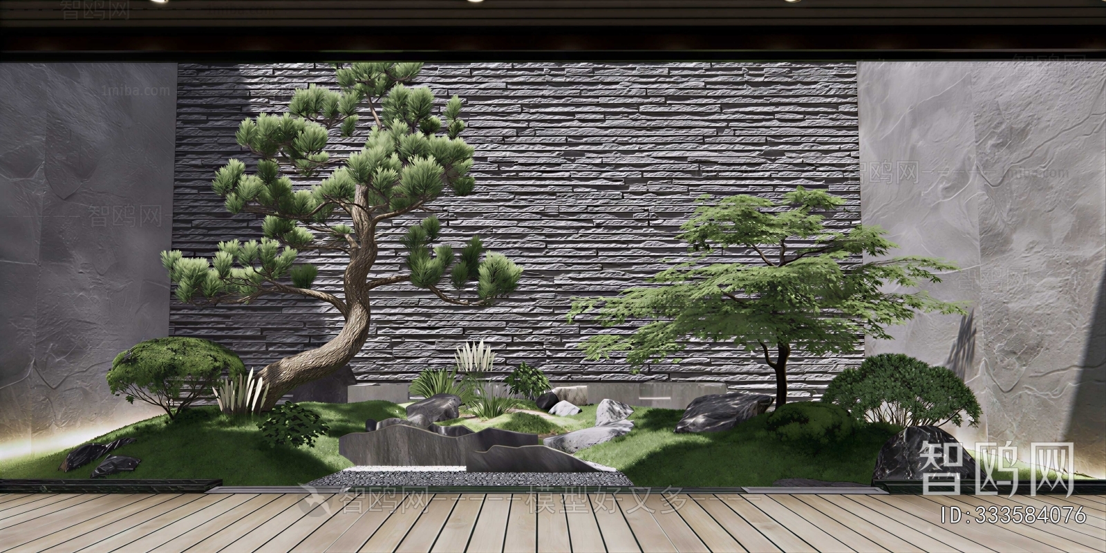 New Chinese Style Courtyard/landscape