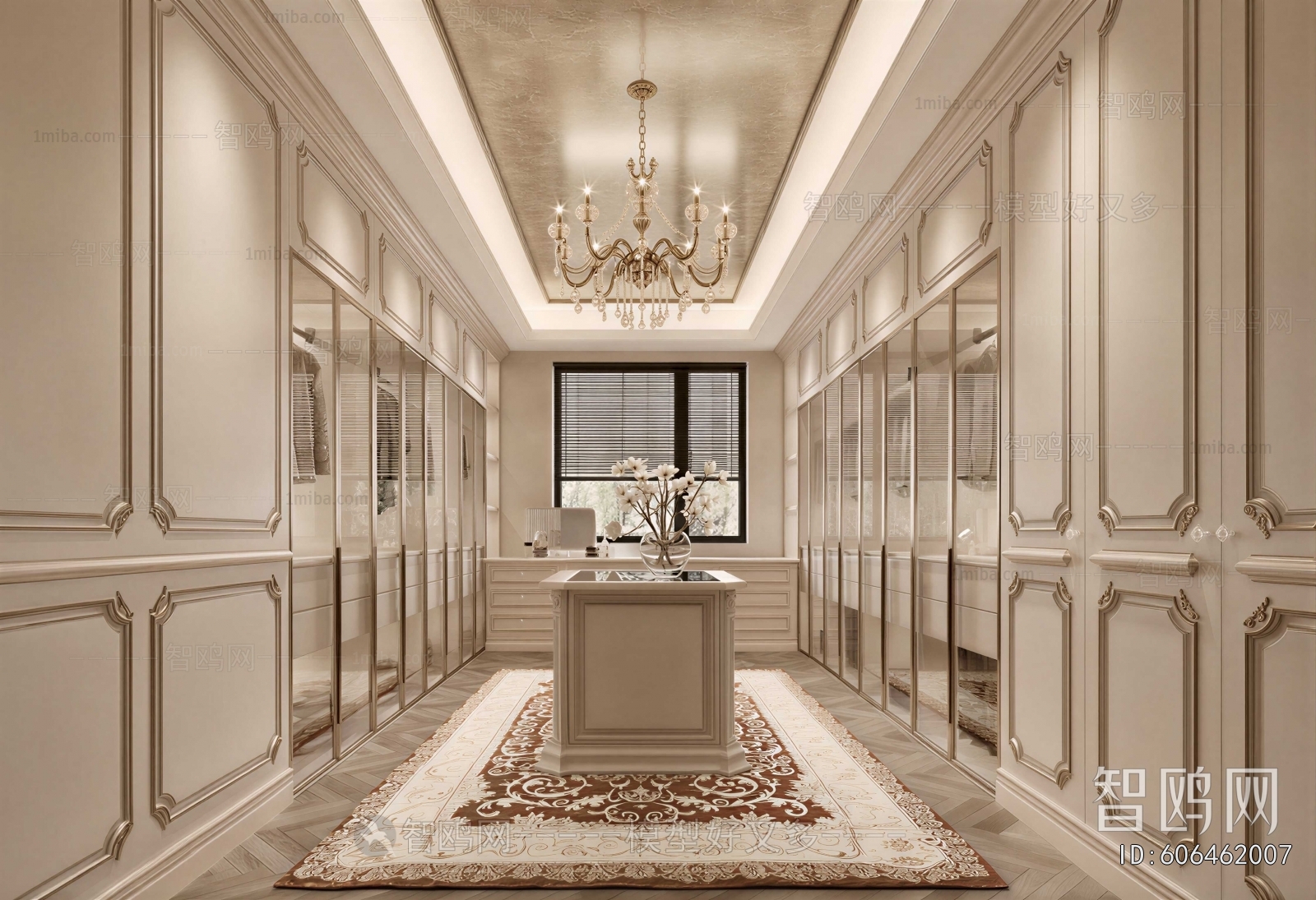 European Style Clothes Storage Area