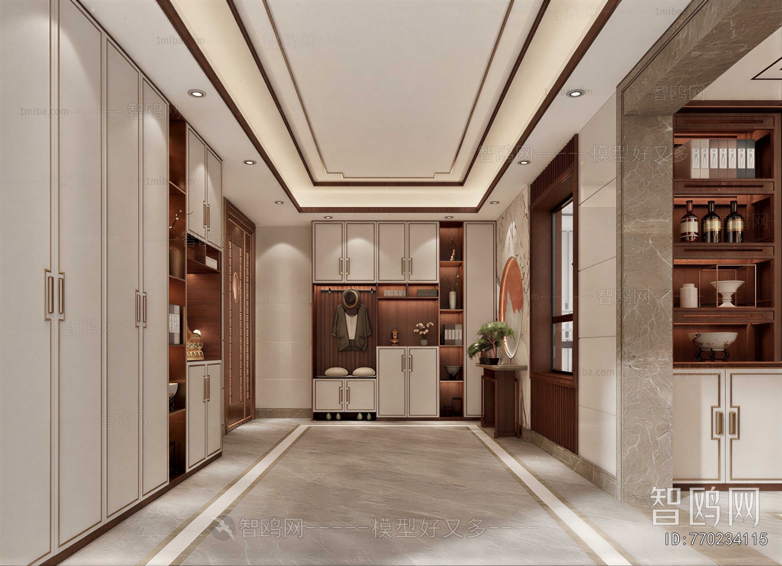 New Chinese Style Hallway