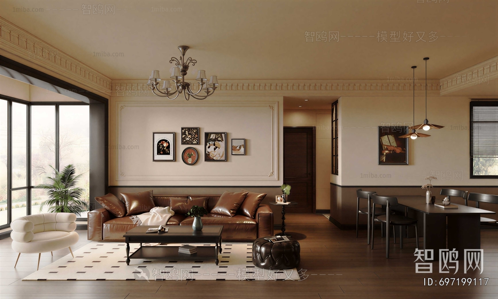 American Style A Living Room