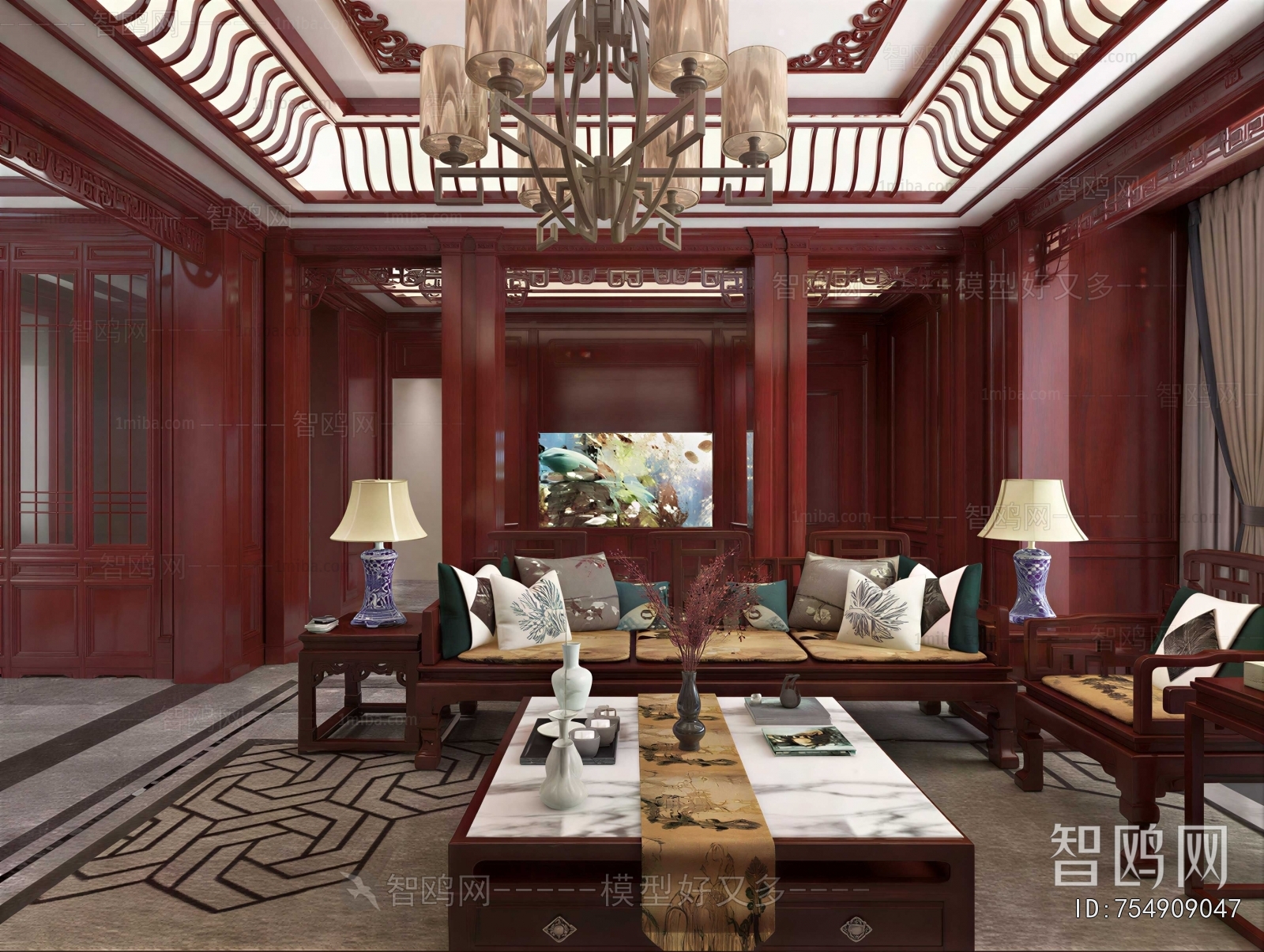 Chinese Style A Living Room