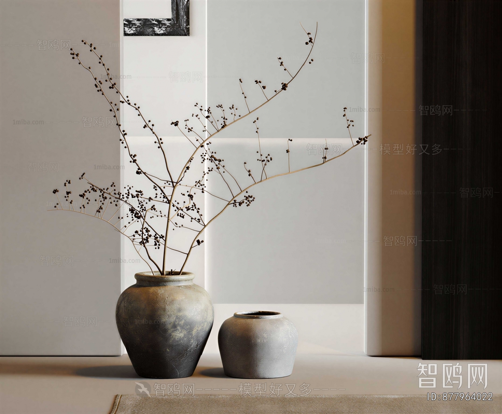 Wabi-sabi Style Dried Branch