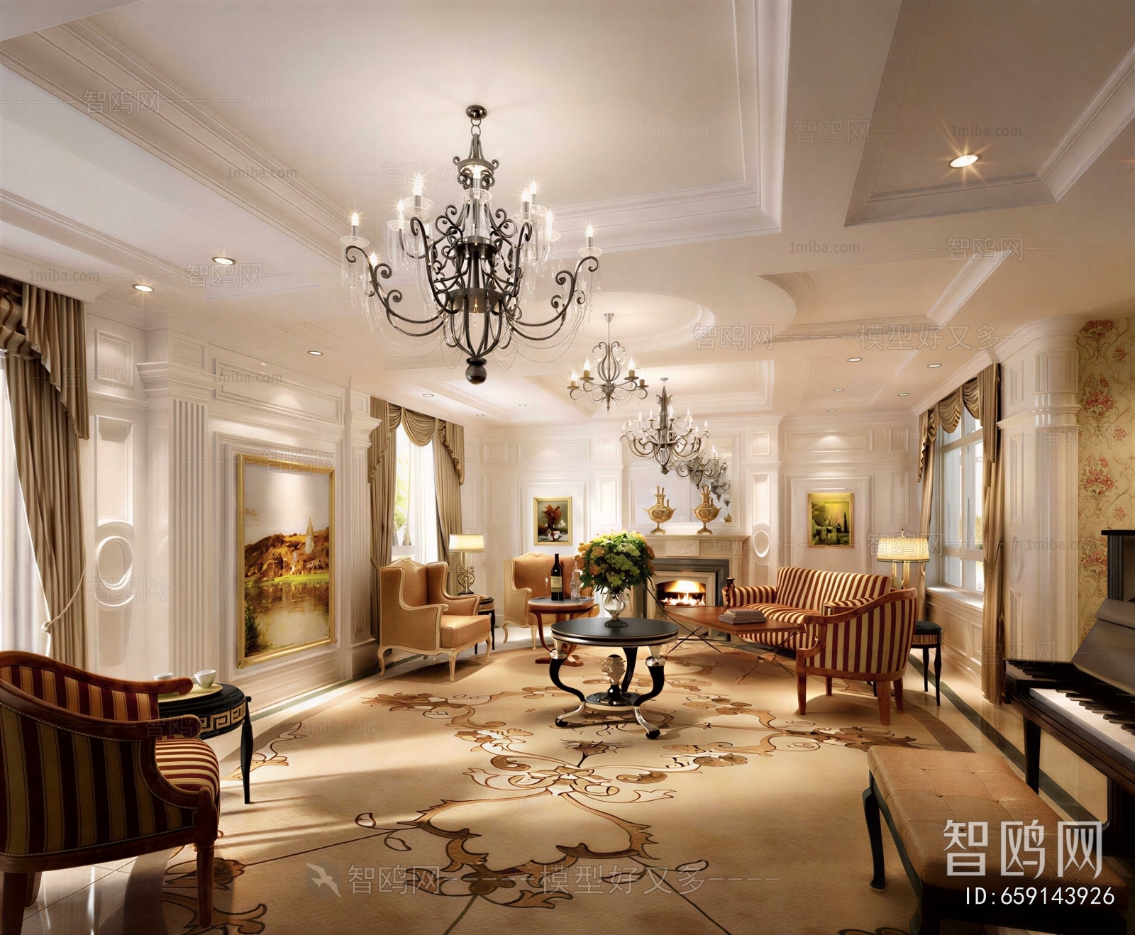 European Style A Living Room