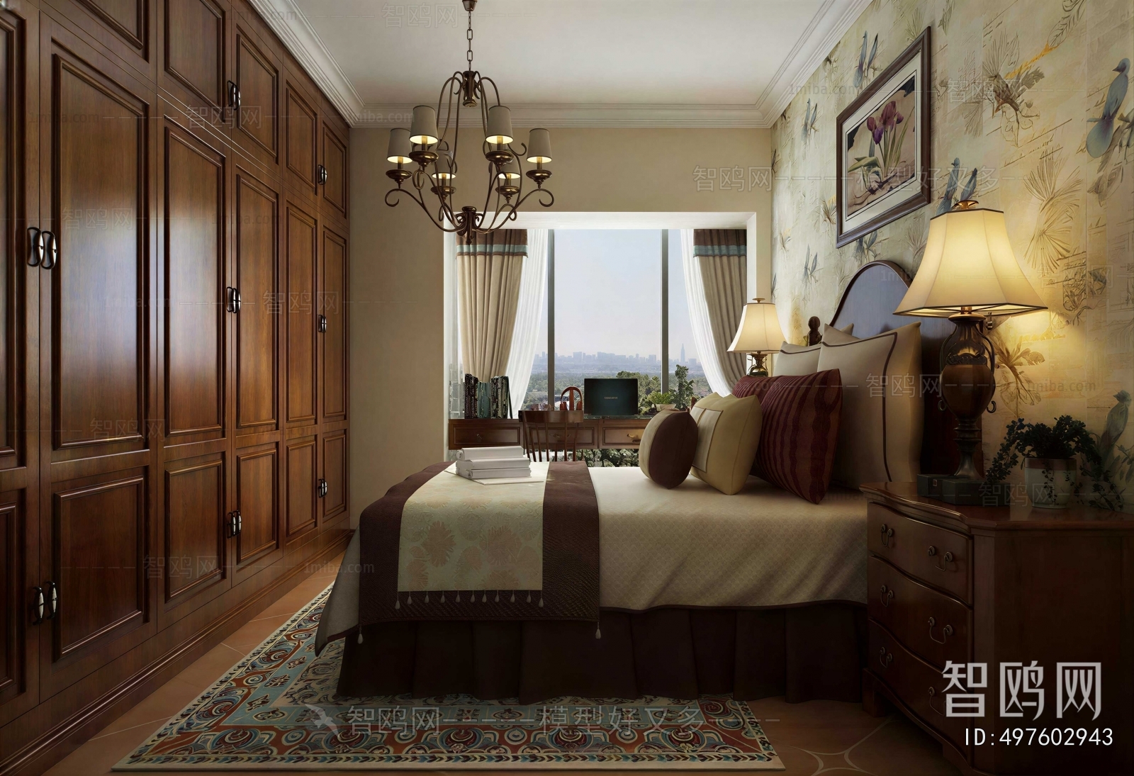 American Style Bedroom