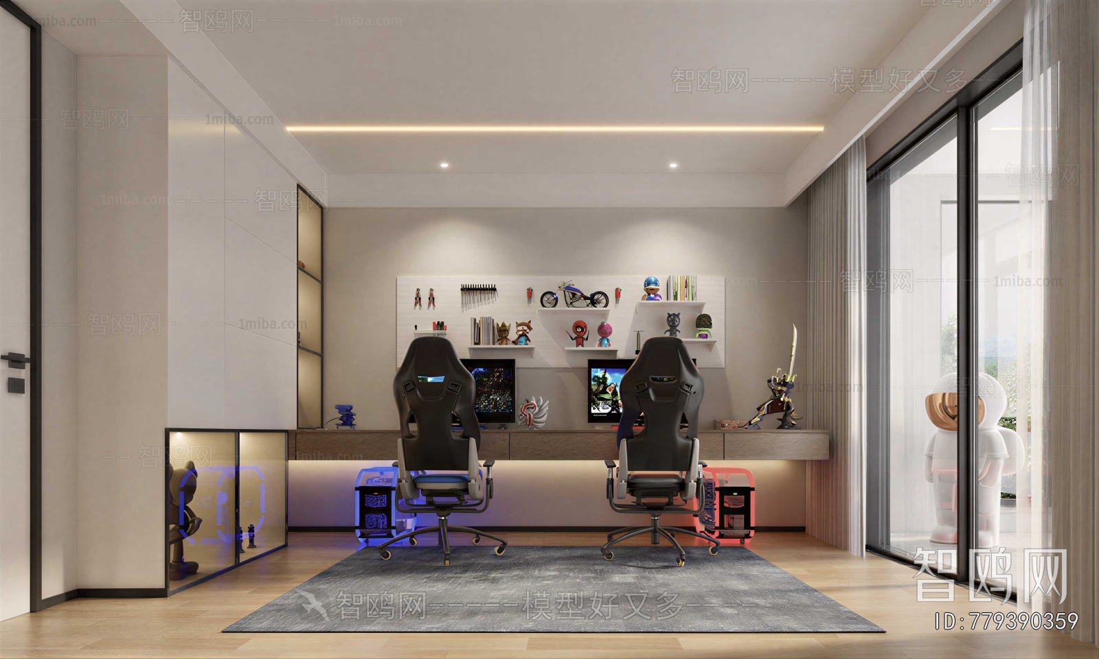 Modern E-sports Room