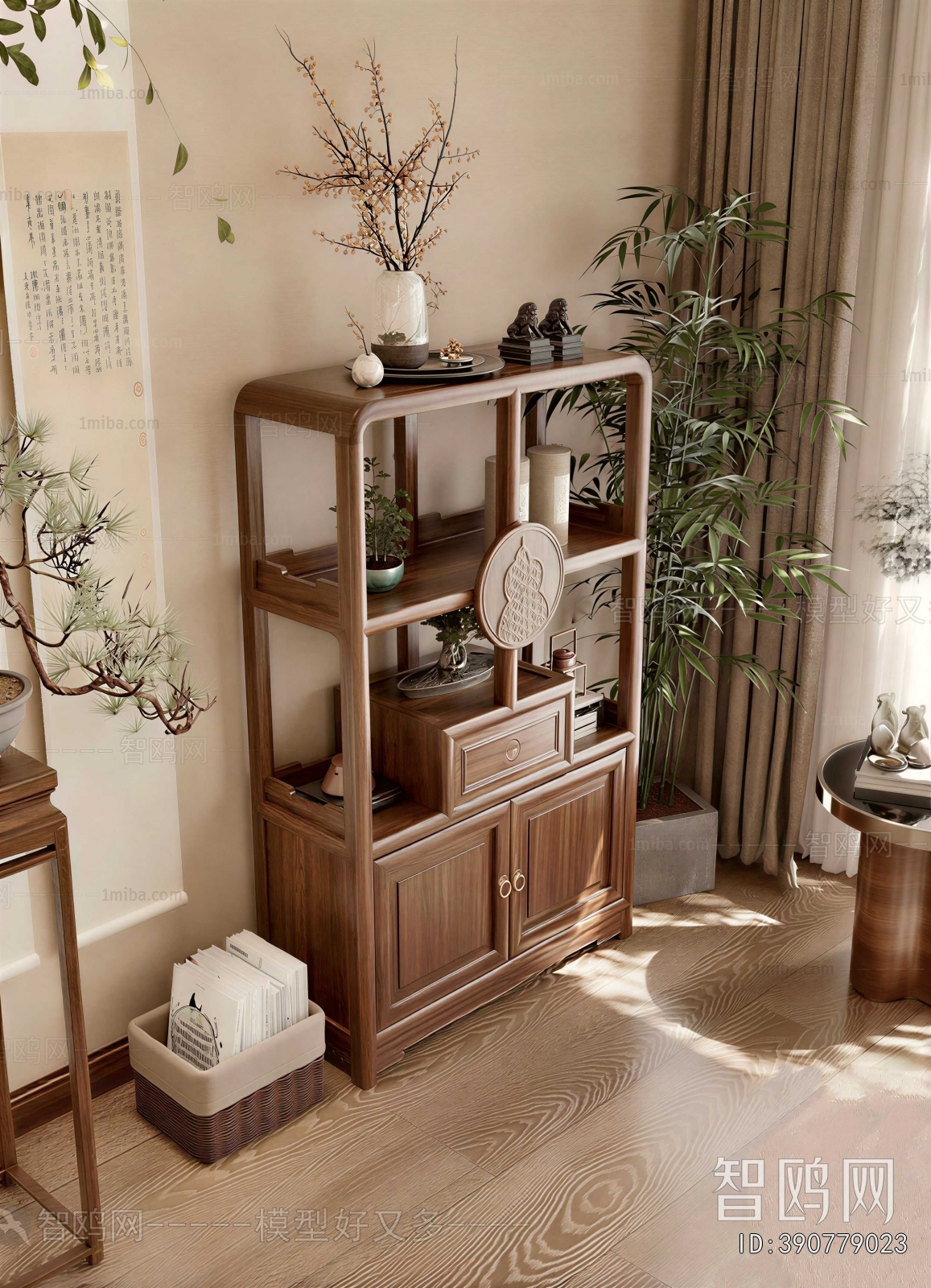 New Chinese Style Antique Rack