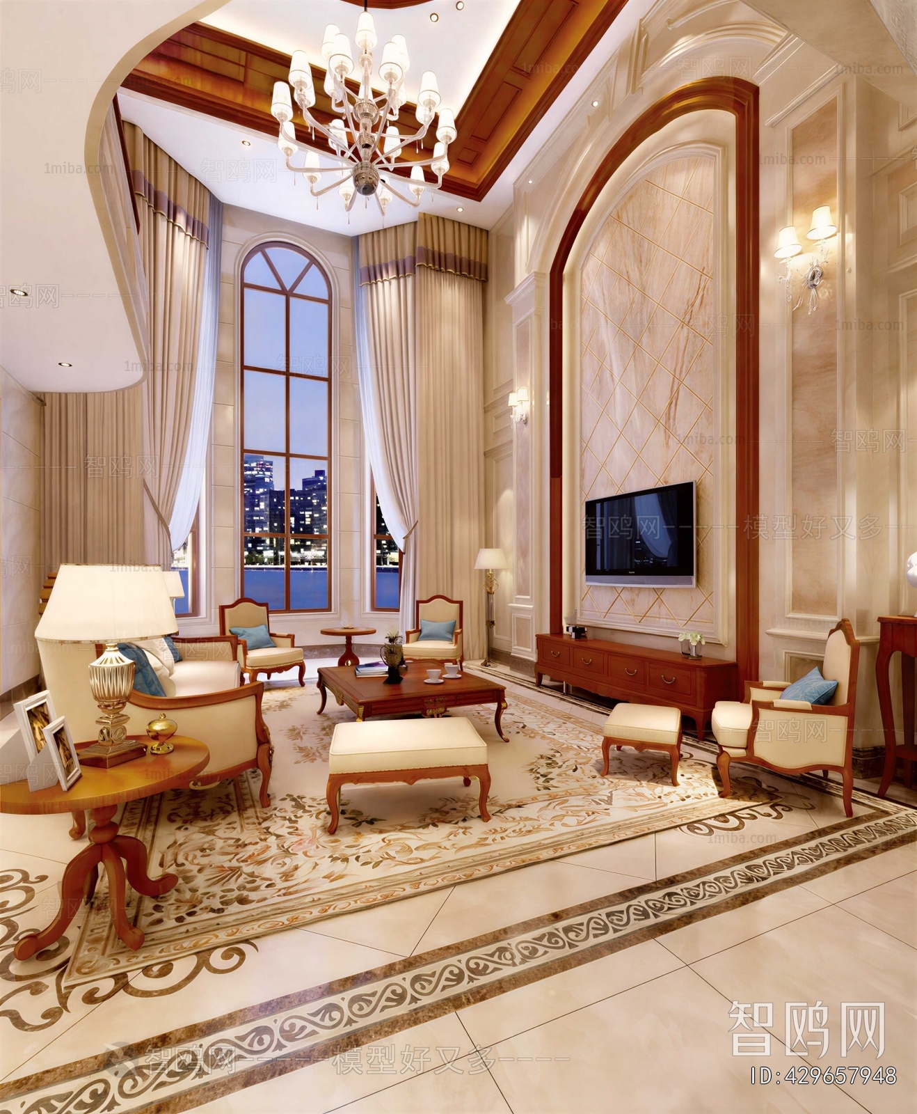 European Style A Living Room