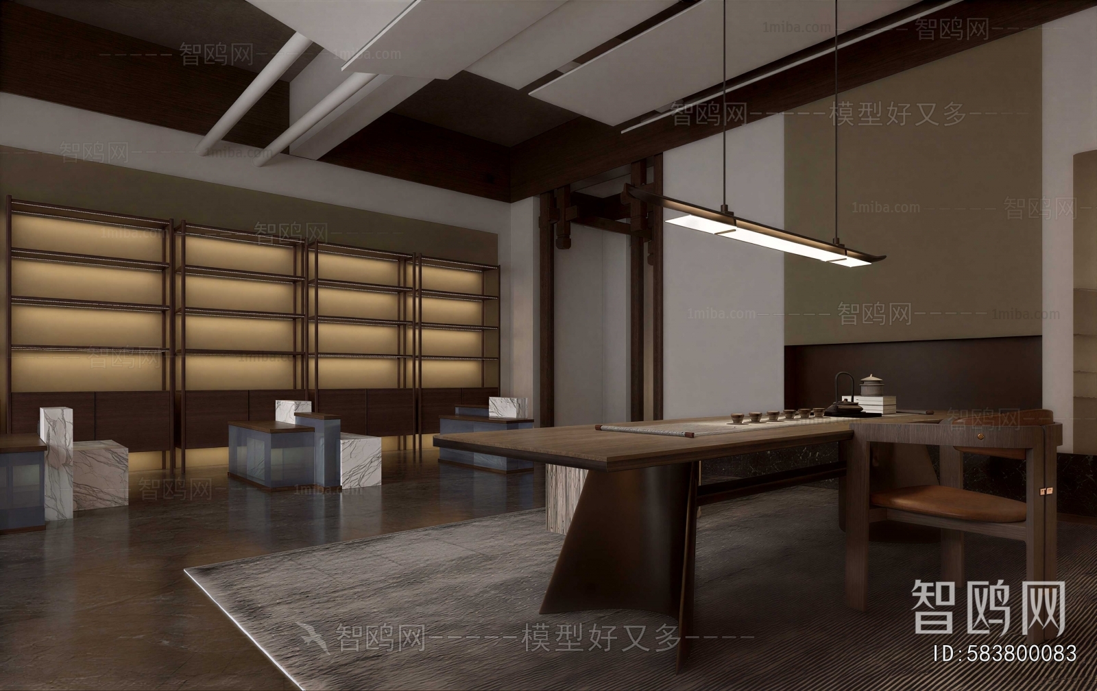 New Chinese Style Tea Shop