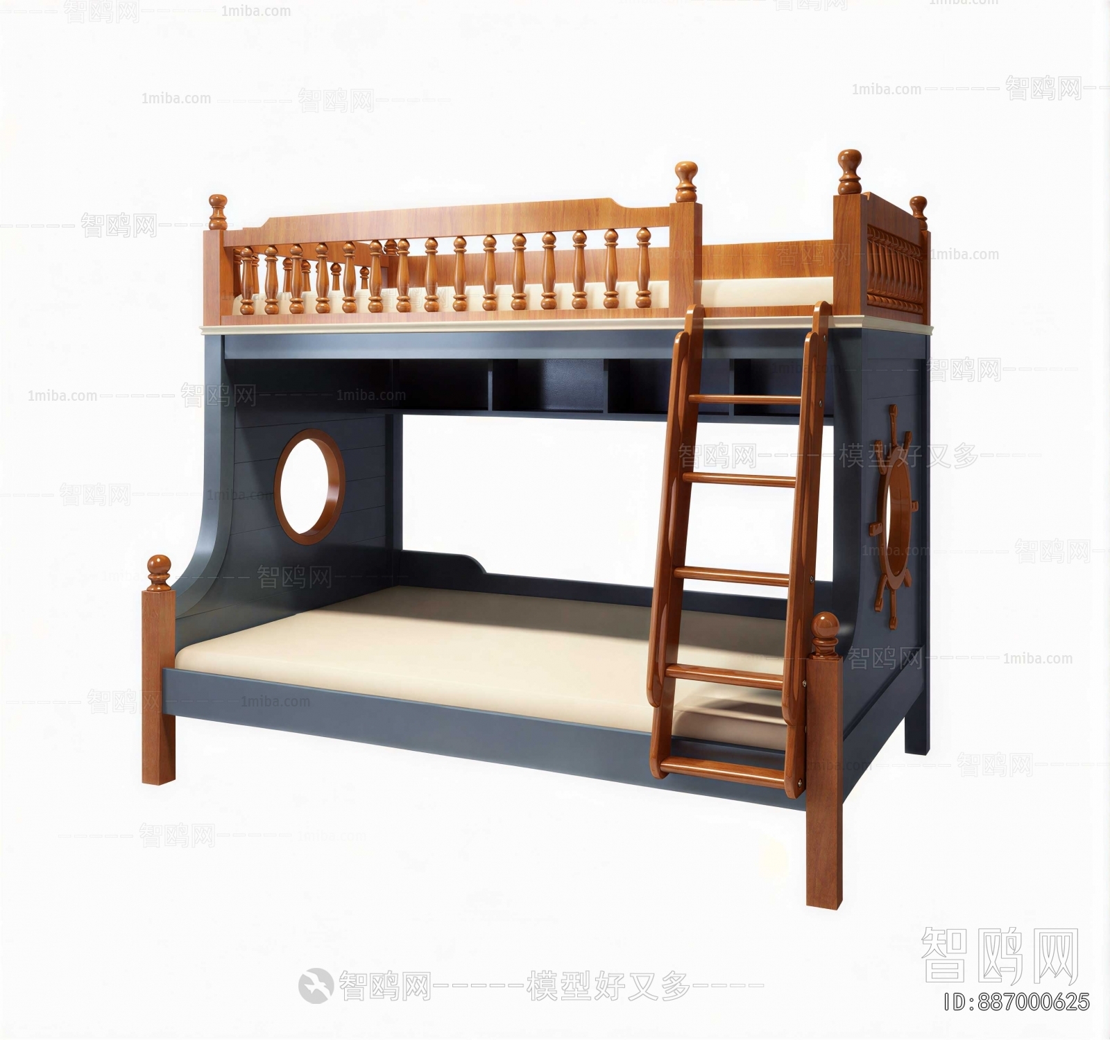 Mediterranean Style Bunk Bed