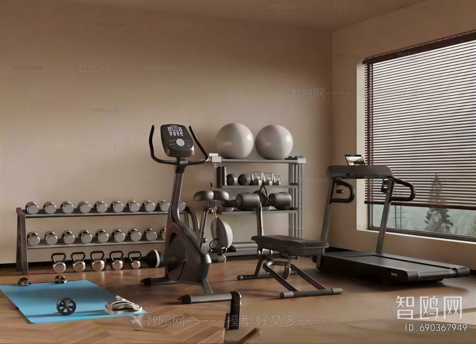 Modern Fitness Equipment