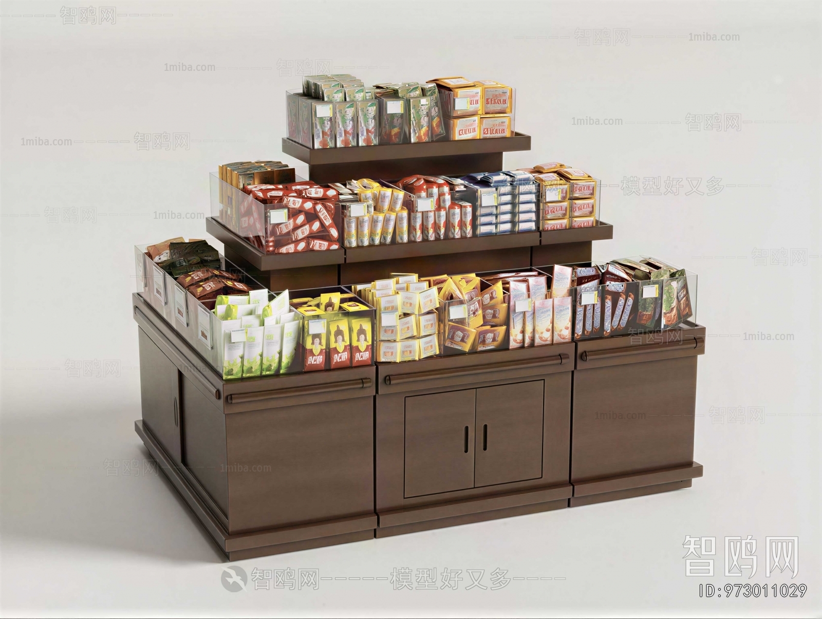 Modern Supermarket Shelf