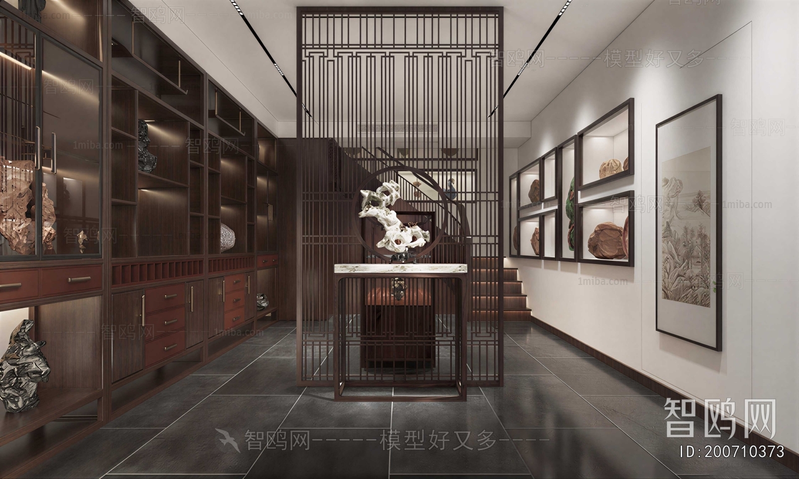 New Chinese Style Hallway