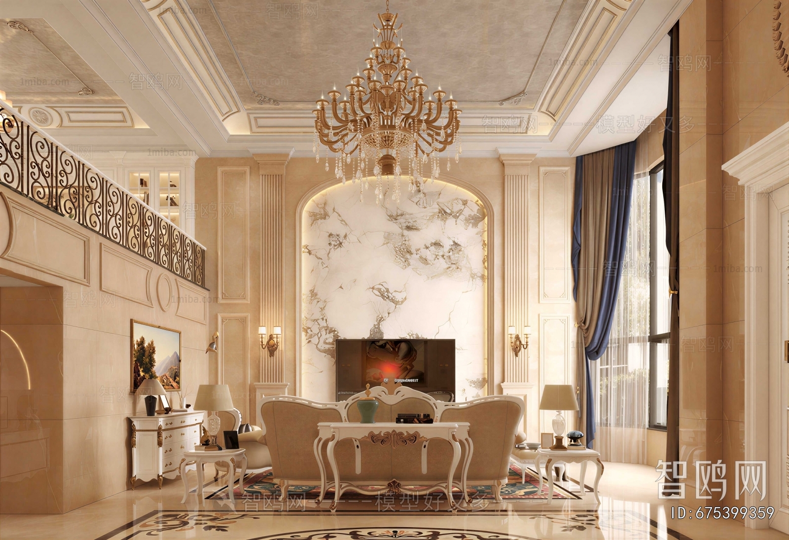 European Style A Living Room