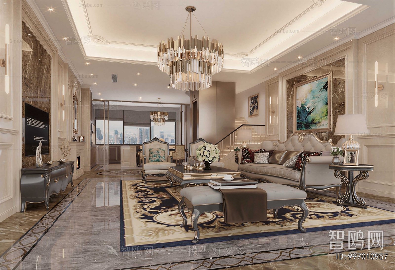 European Style A Living Room