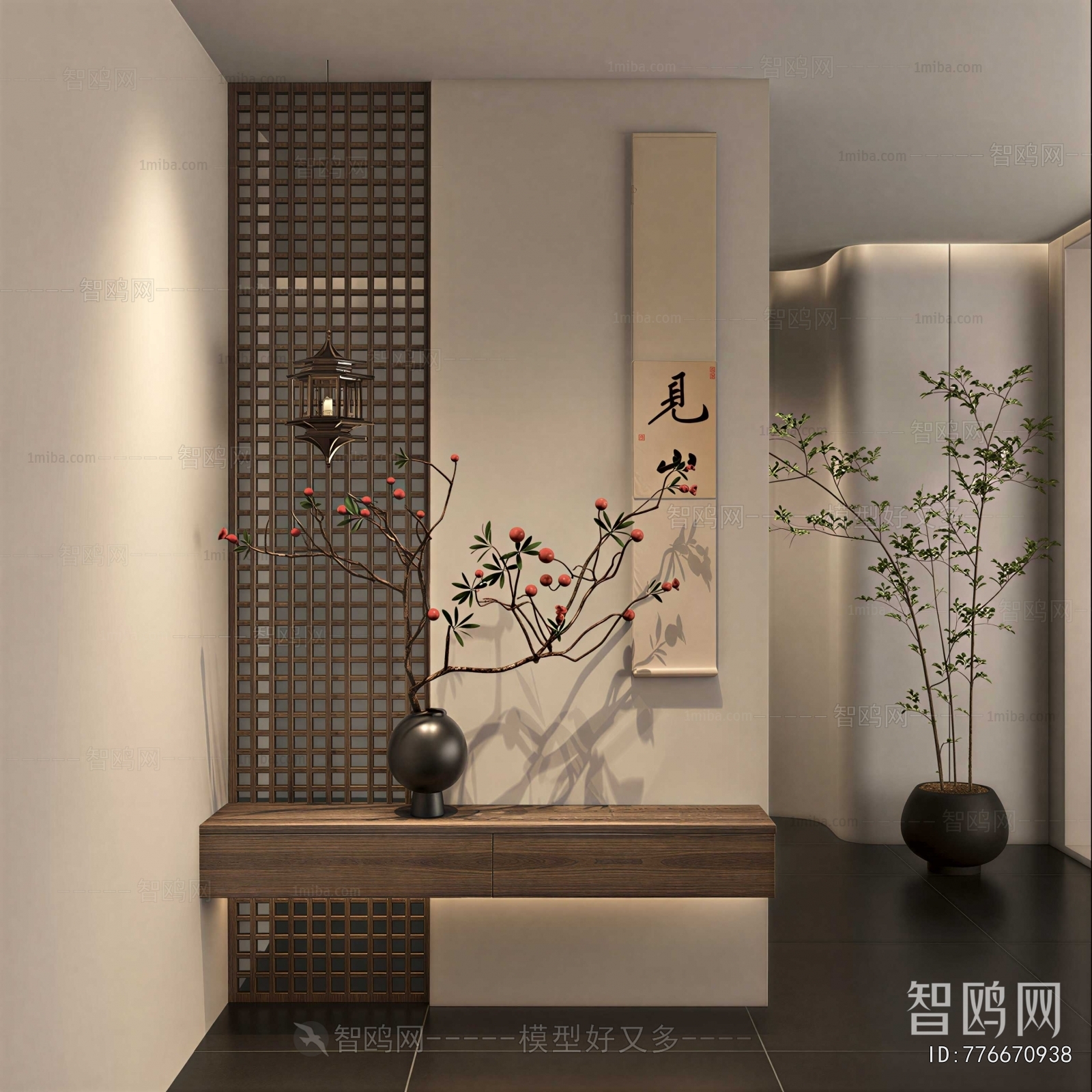 New Chinese Style Hallway