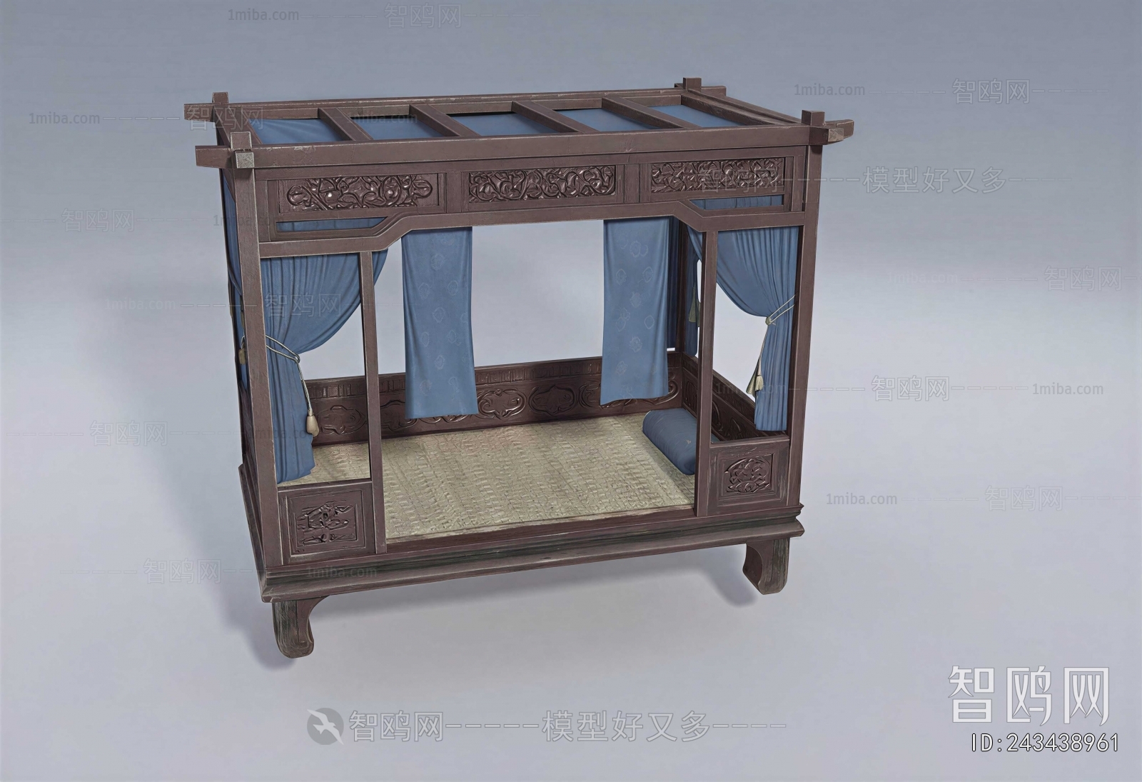 Chinese Style Double Bed