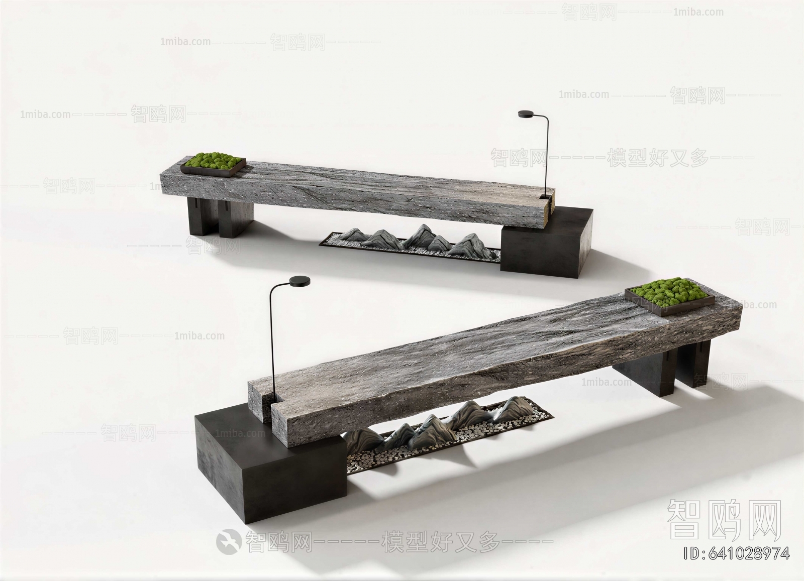 New Chinese Style Reception Desk