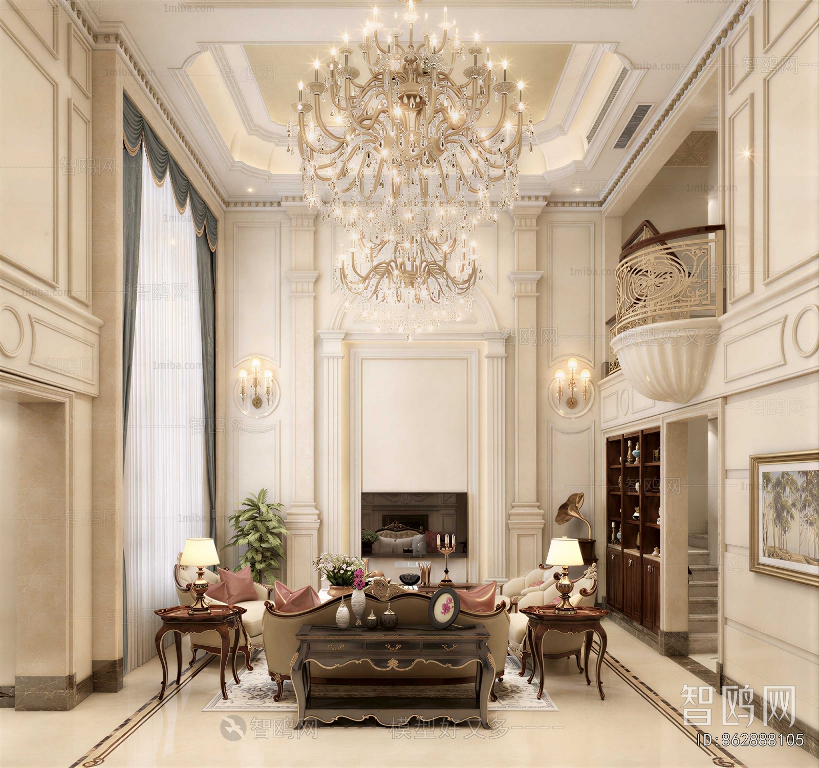 European Style A Living Room
