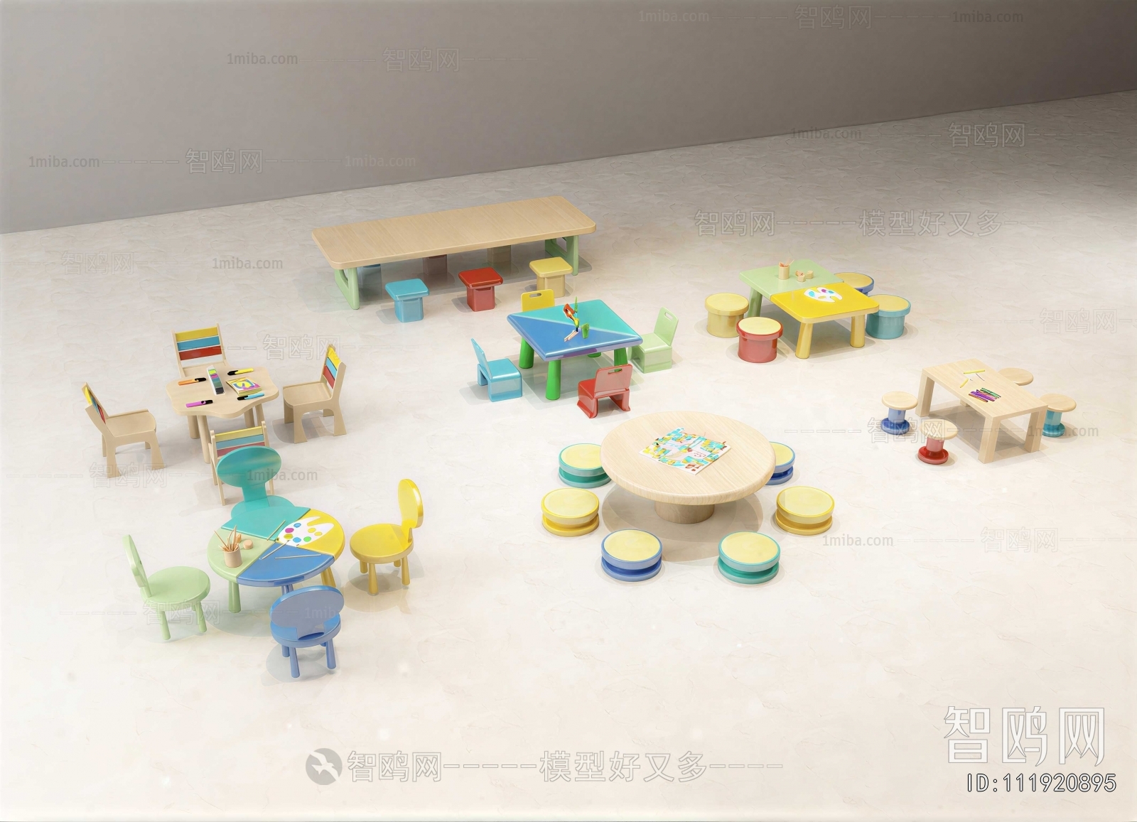 Modern Children's Table/chair