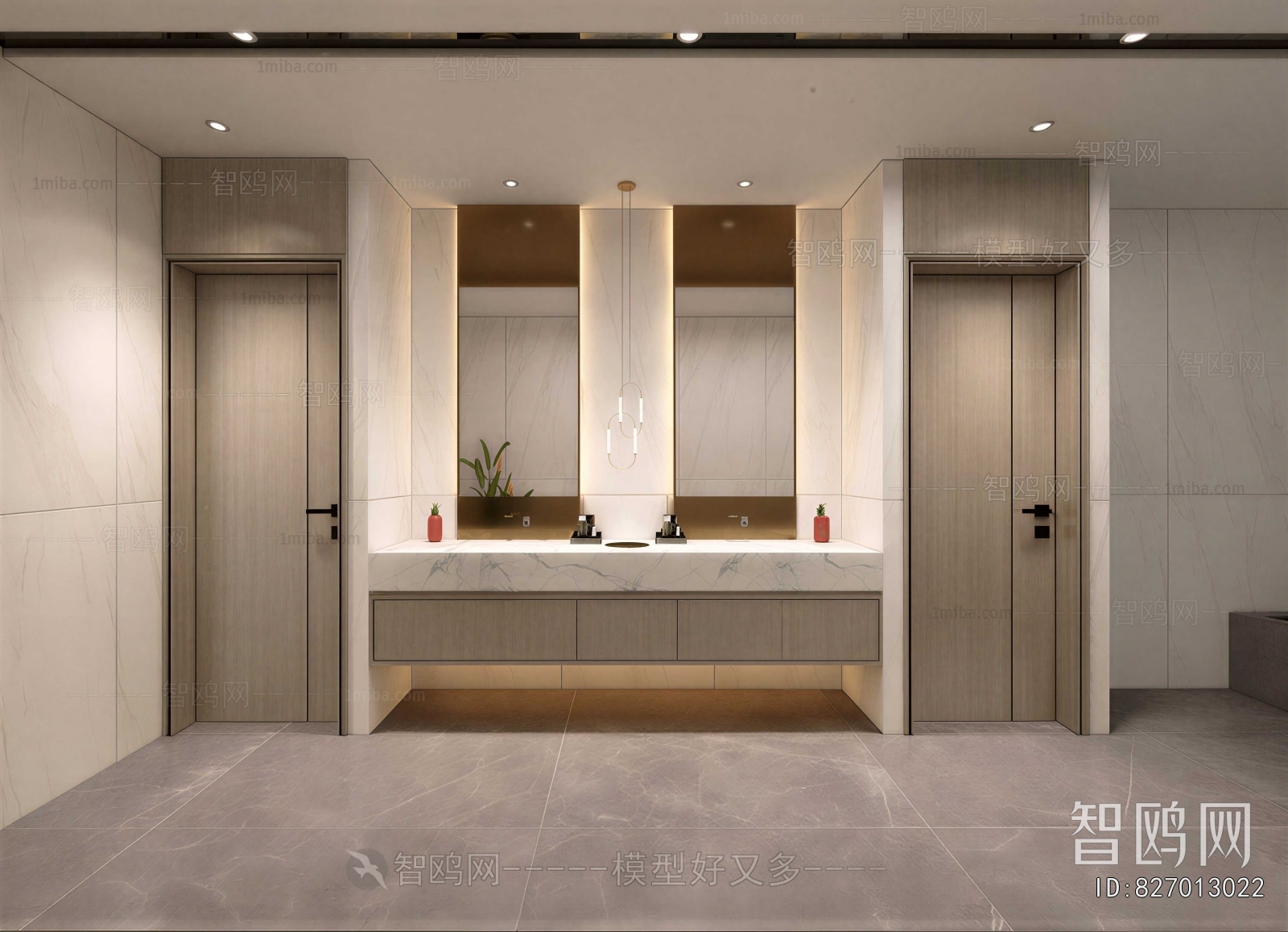 Modern Public Toilet