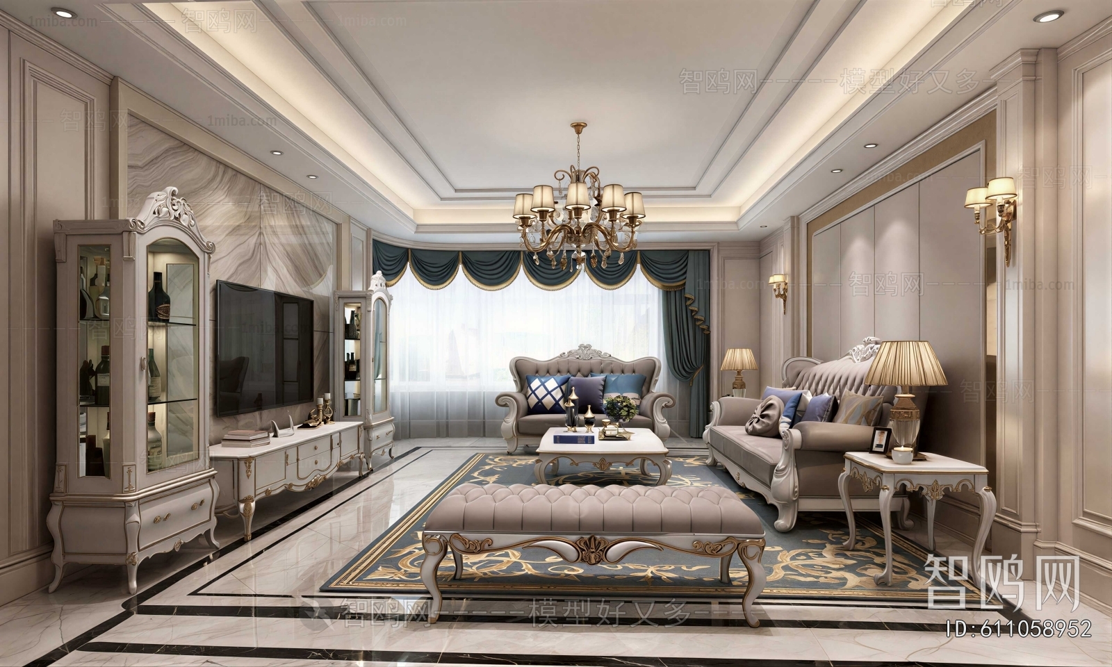 European Style A Living Room