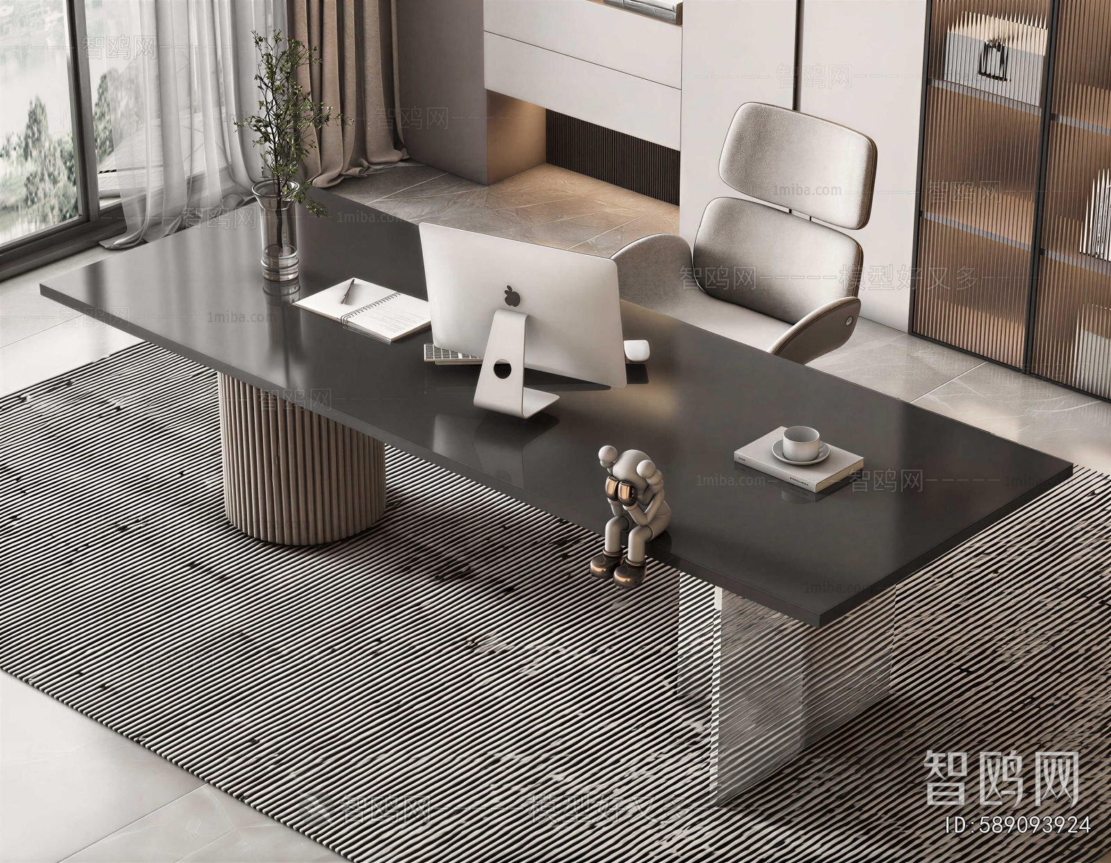 Modern Office Desk And Chair