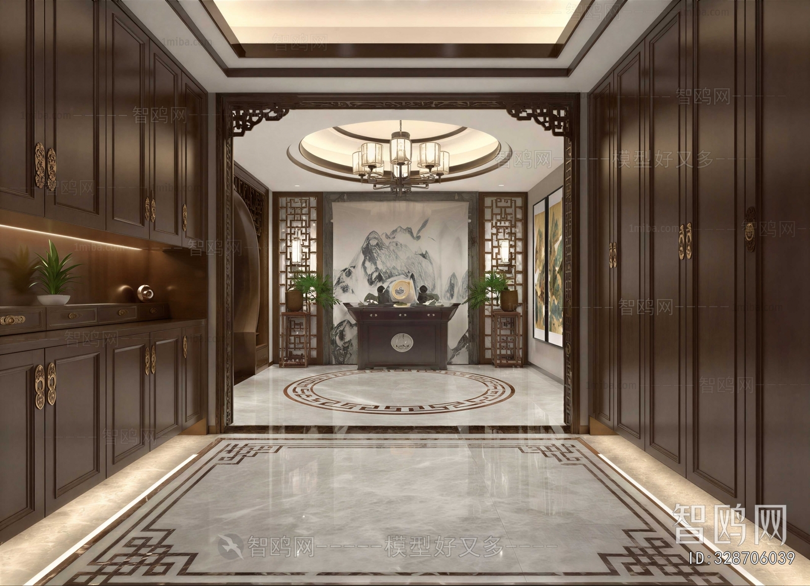 New Chinese Style Hallway