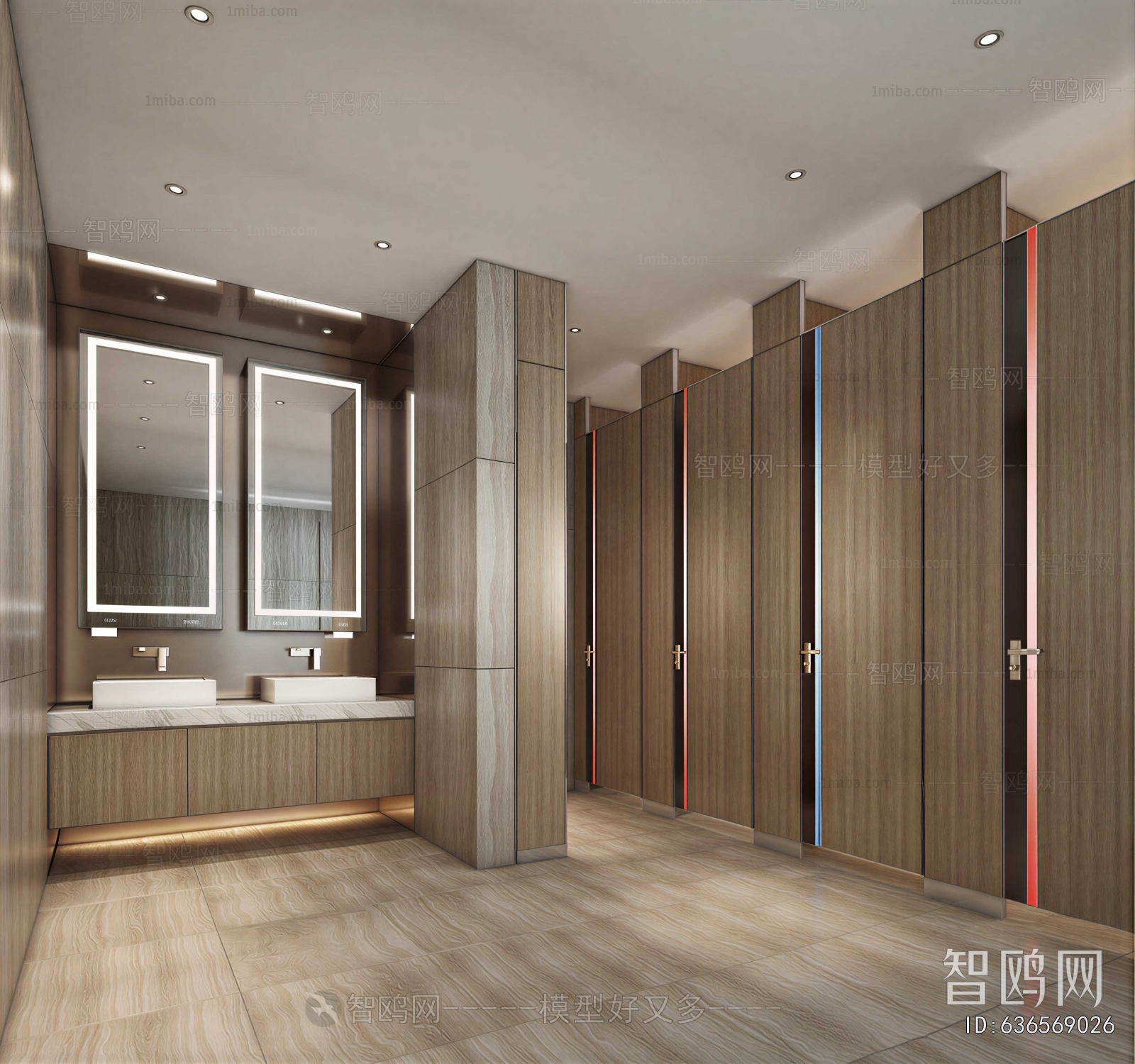 Modern Public Toilet