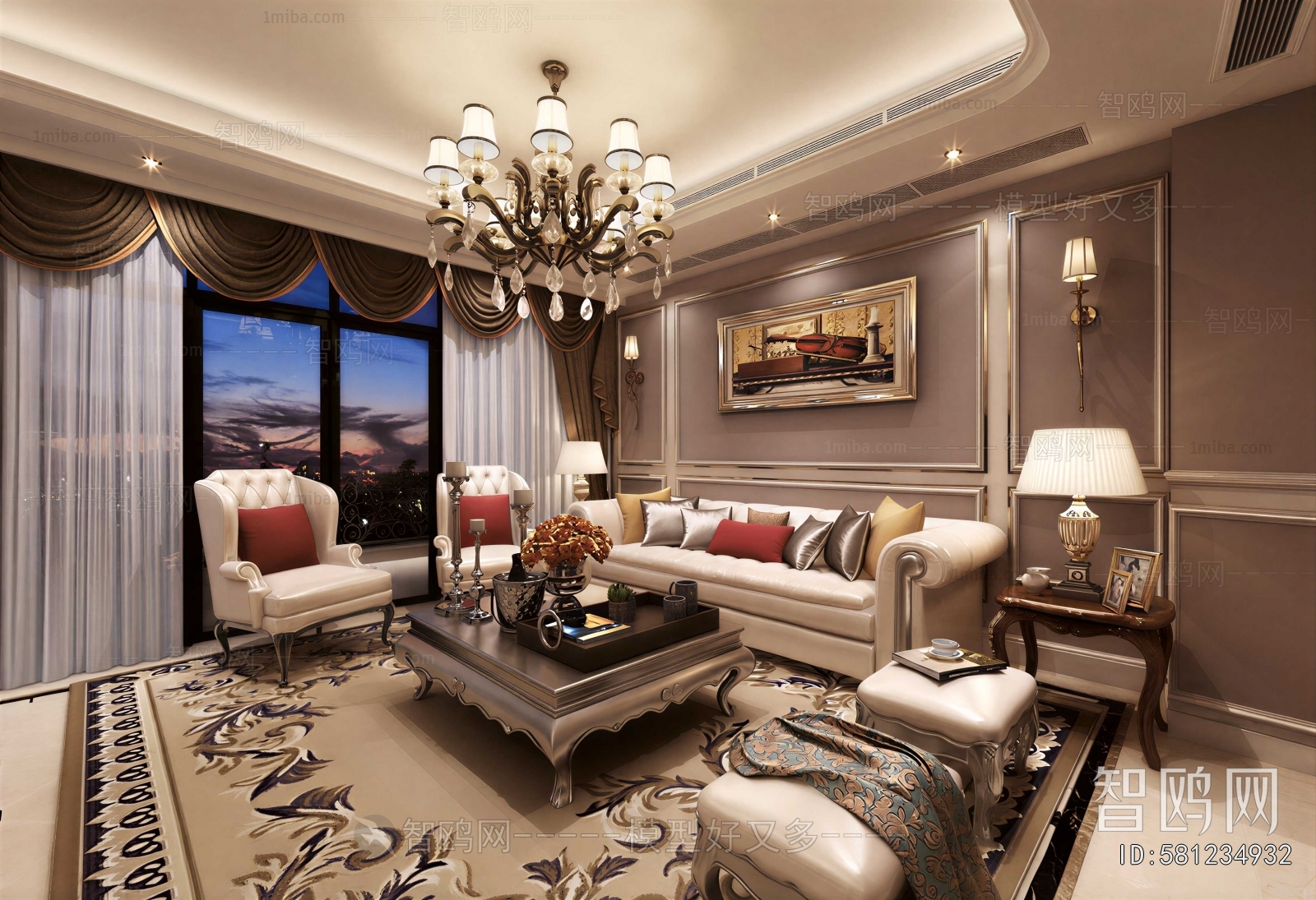 European Style A Living Room