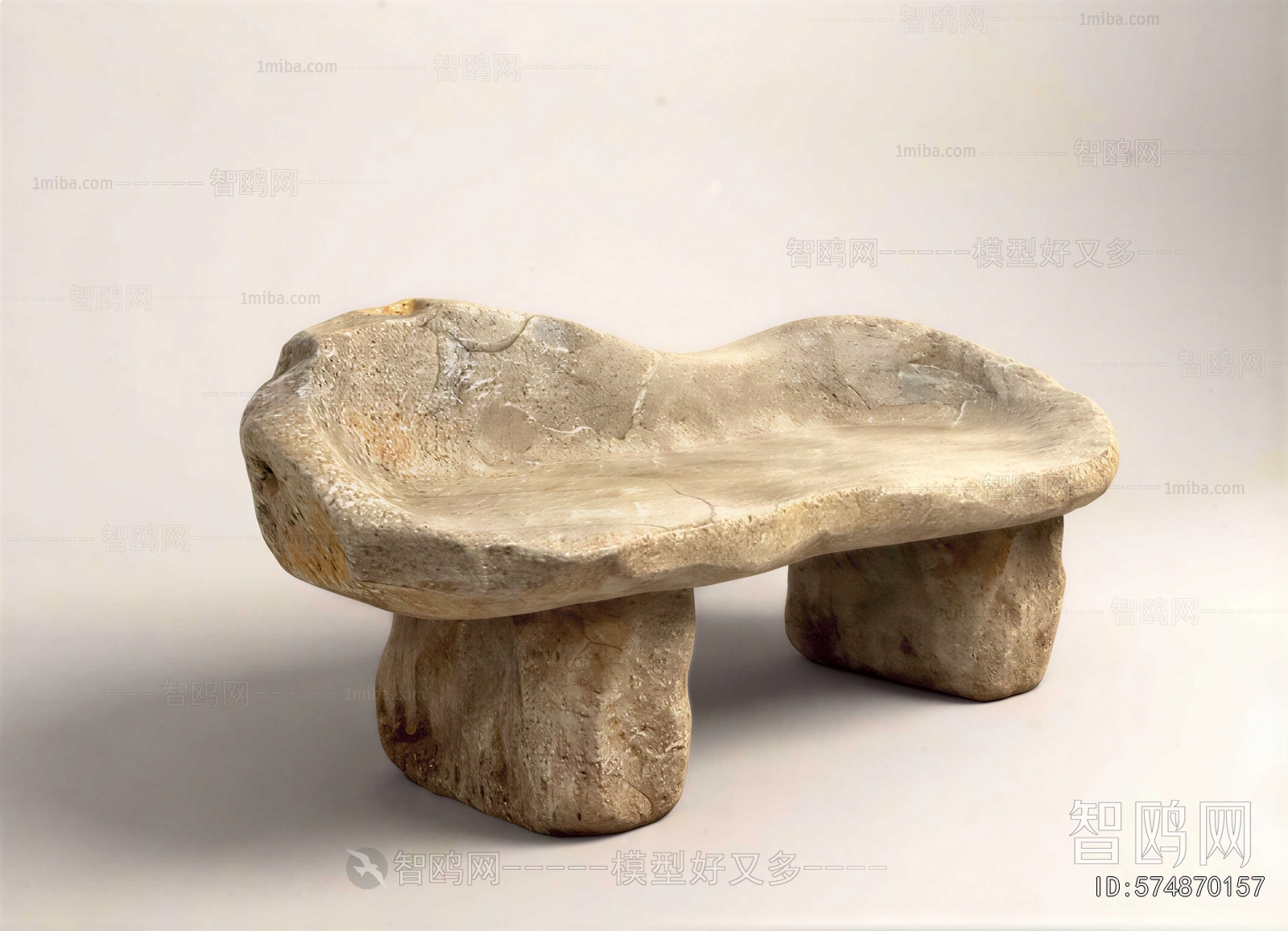 Wabi-sabi Style Stool