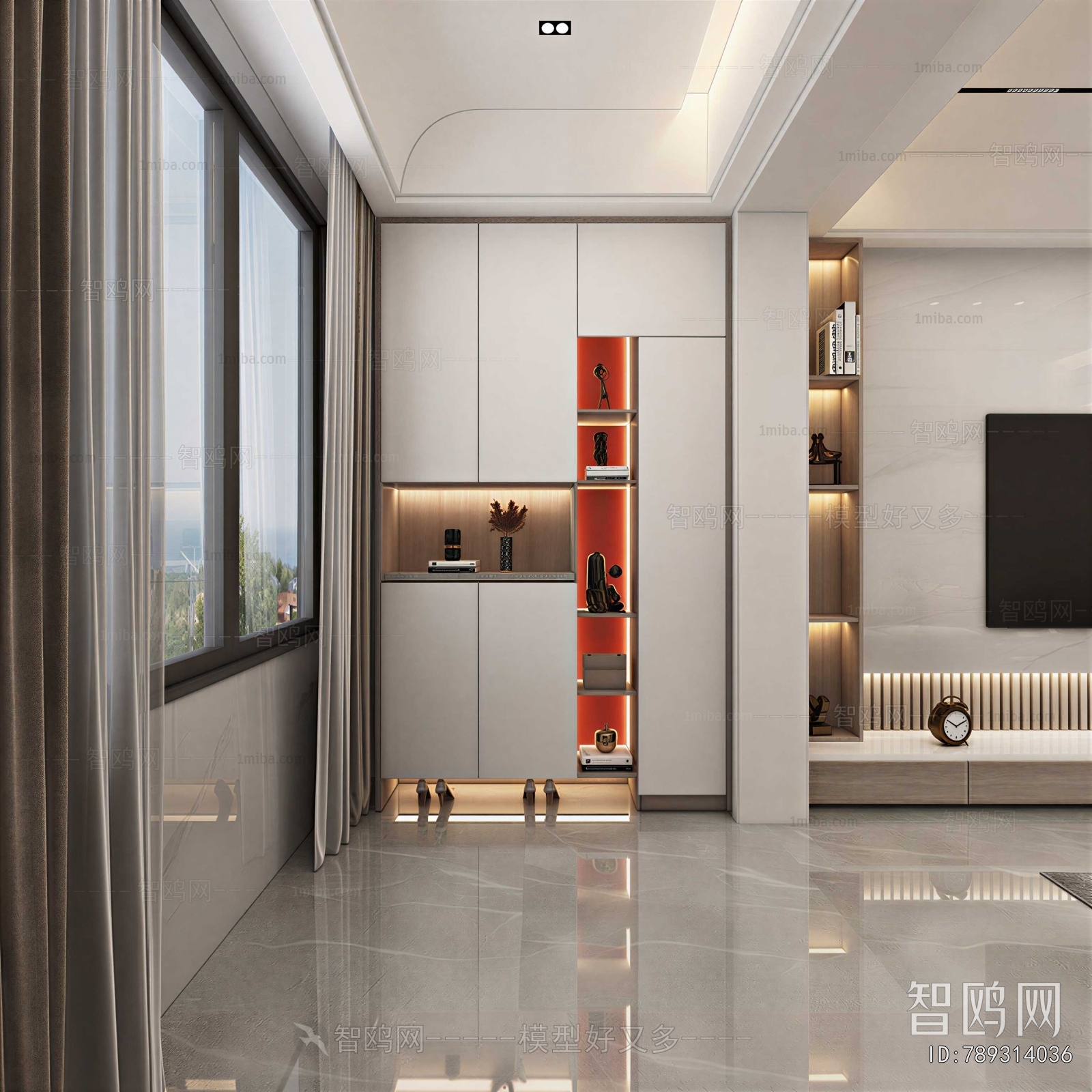 Modern Shoe Cabinet