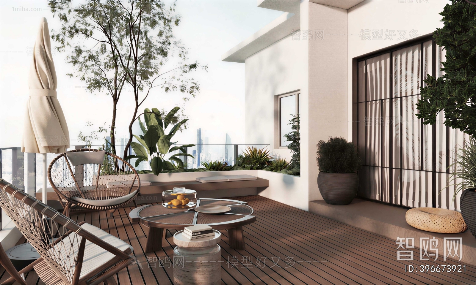 Modern Leisure Balcony