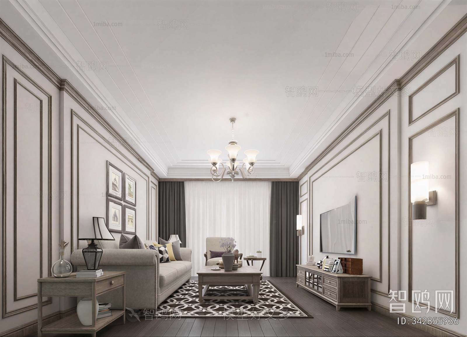 American Style A Living Room