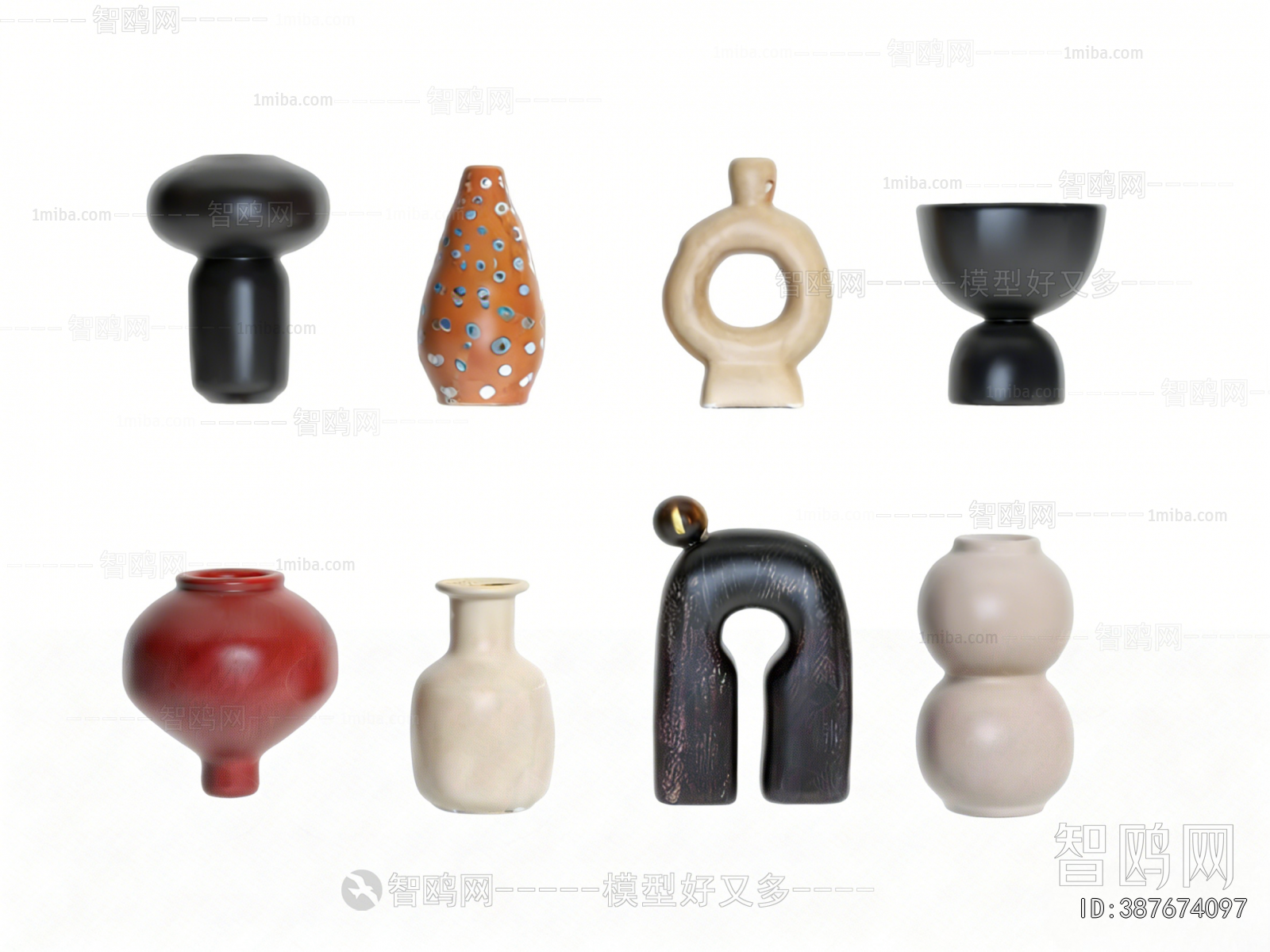 Wabi-sabi Style Clay Pot