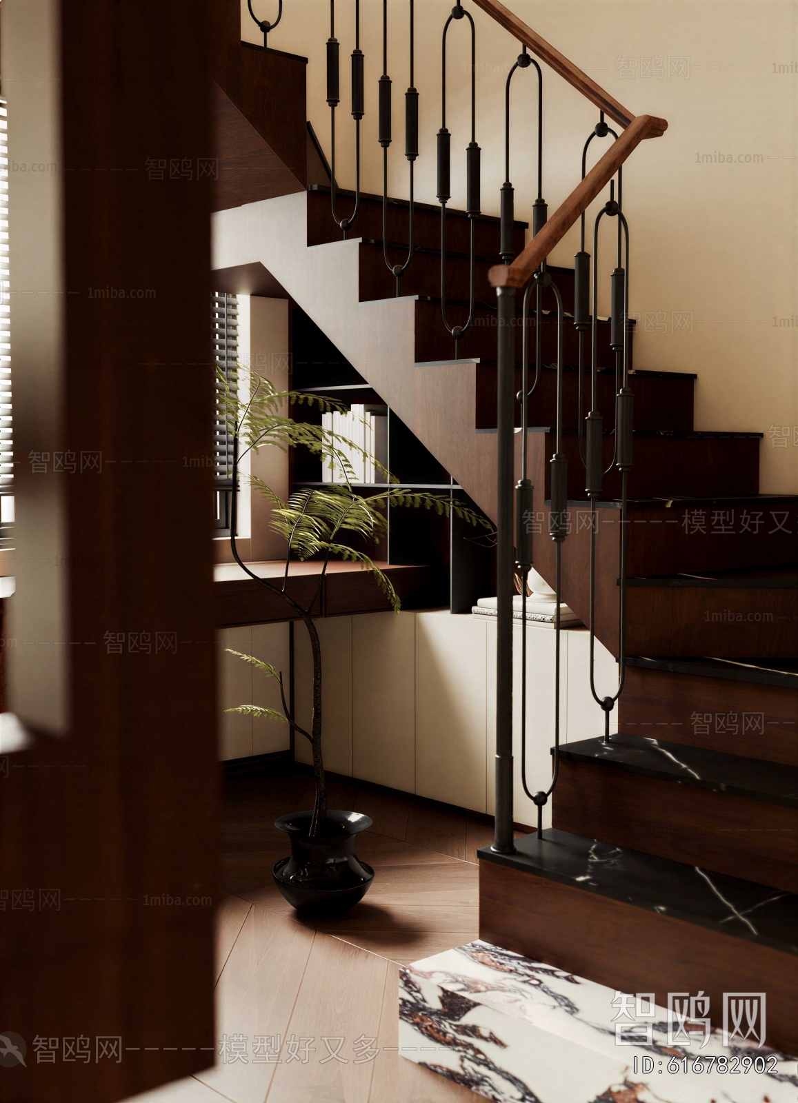 American Style Stairwell