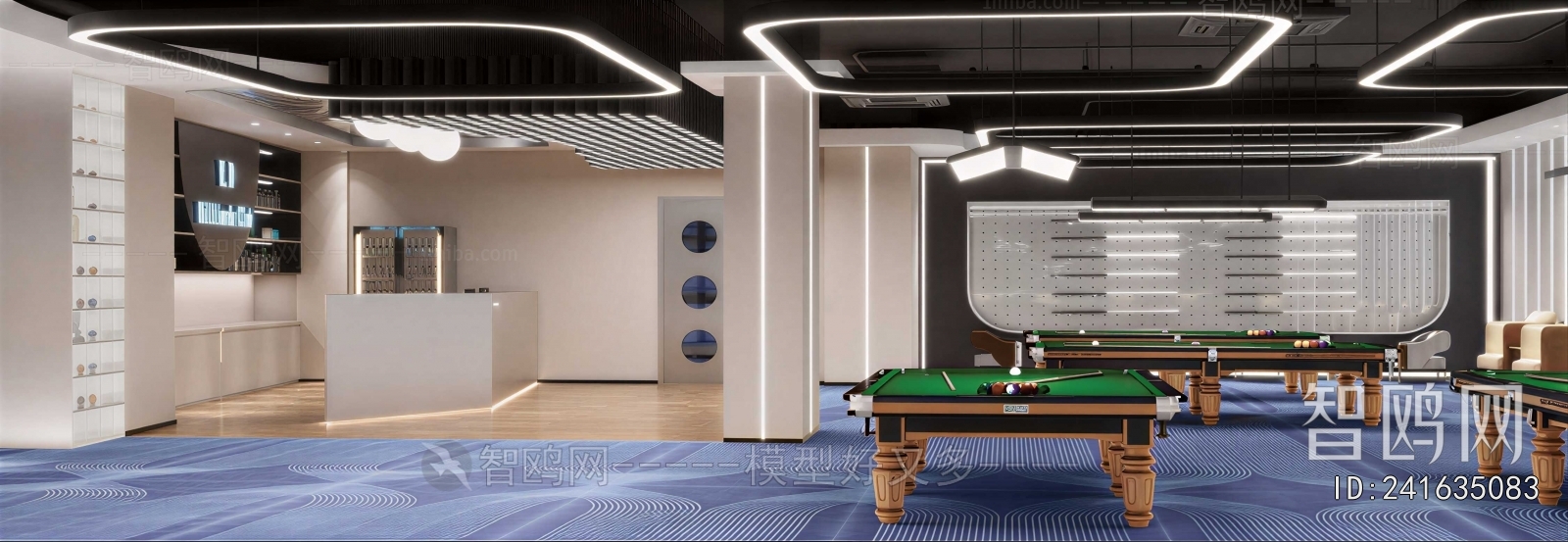 Modern Billiard Room
