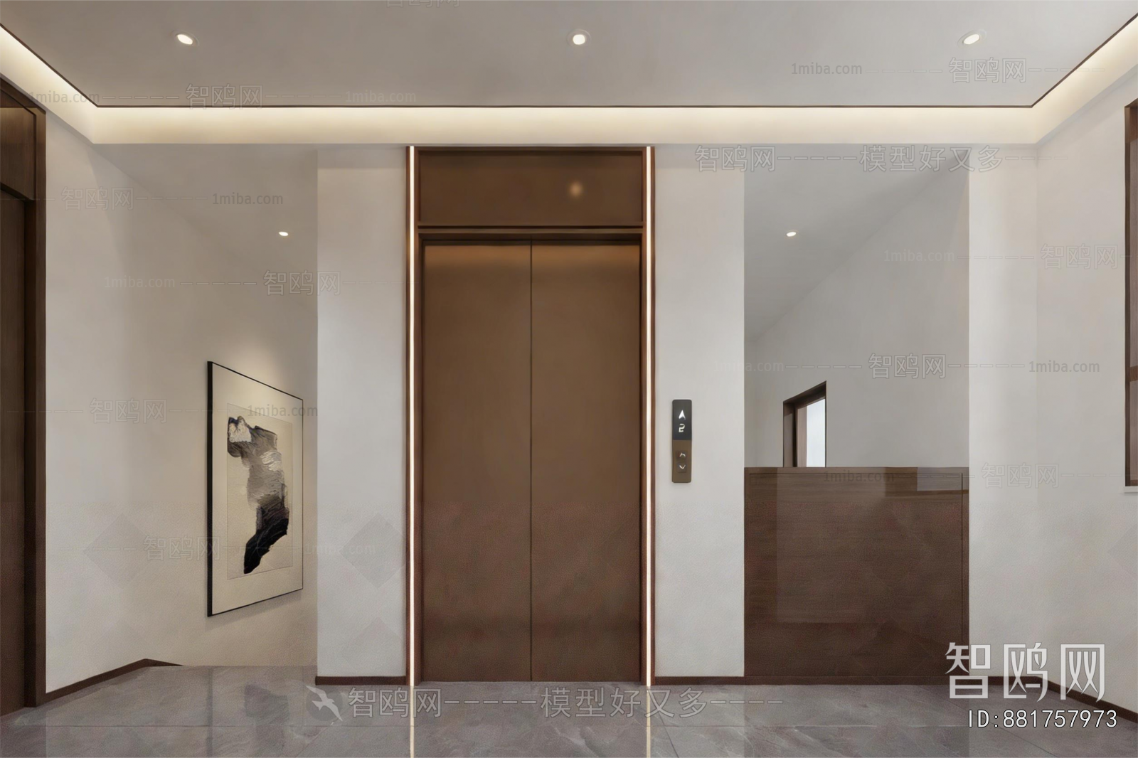 New Chinese Style Stairwell