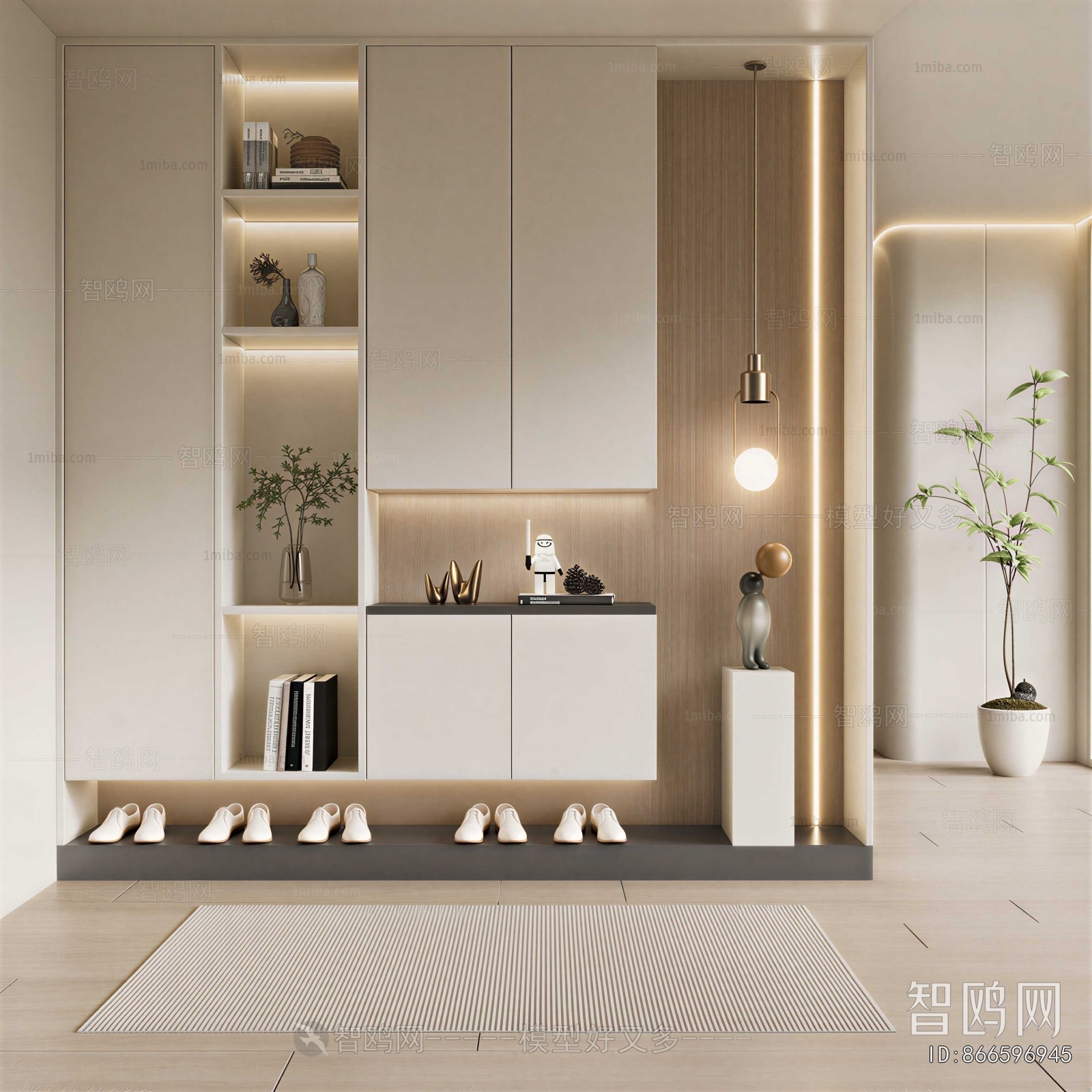 Modern Shoe Cabinet