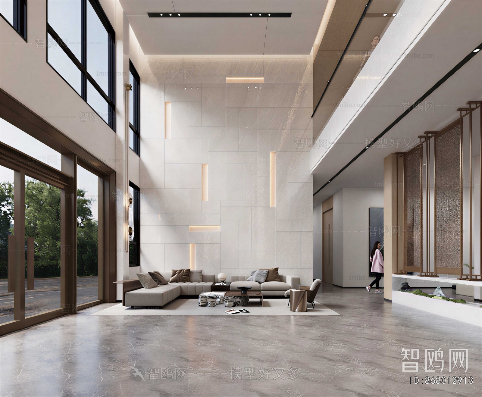 Modern Office Reception Desk