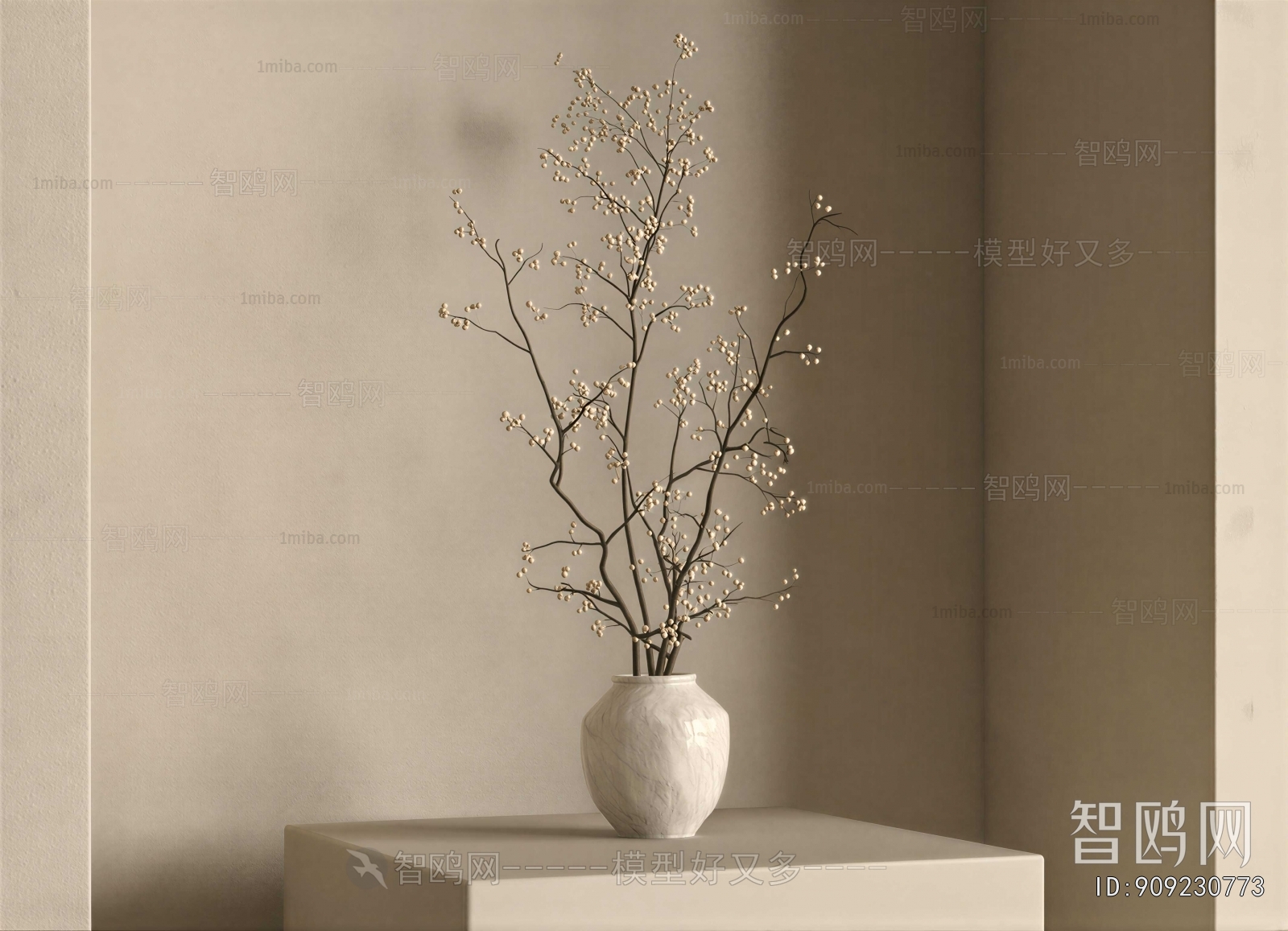 Wabi-sabi Style Dried Branch