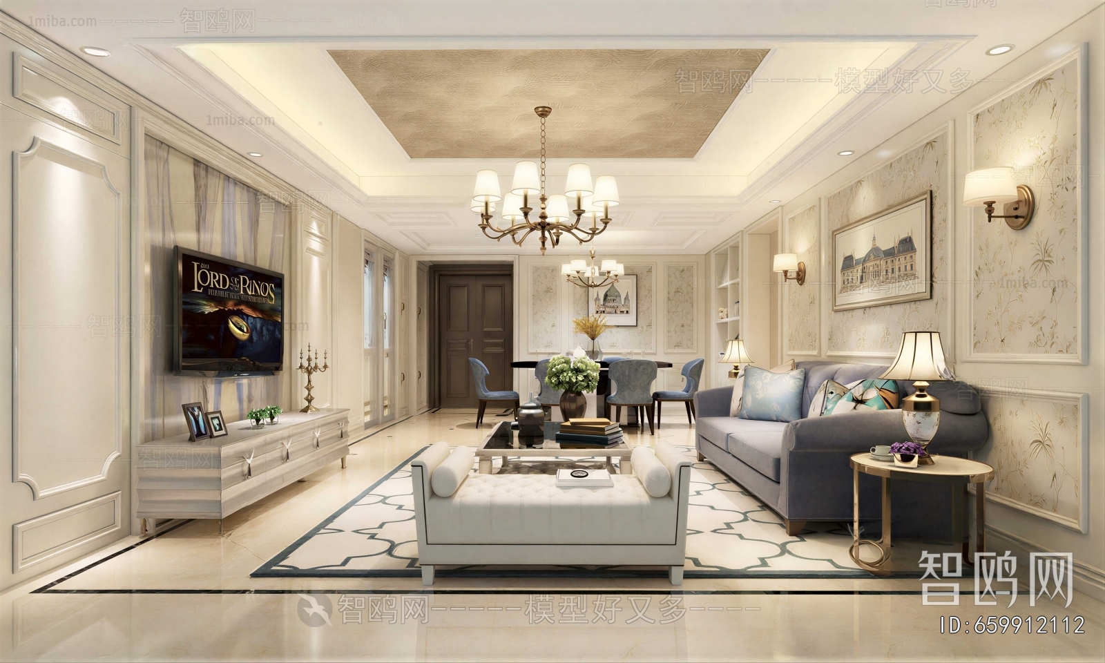 European Style A Living Room