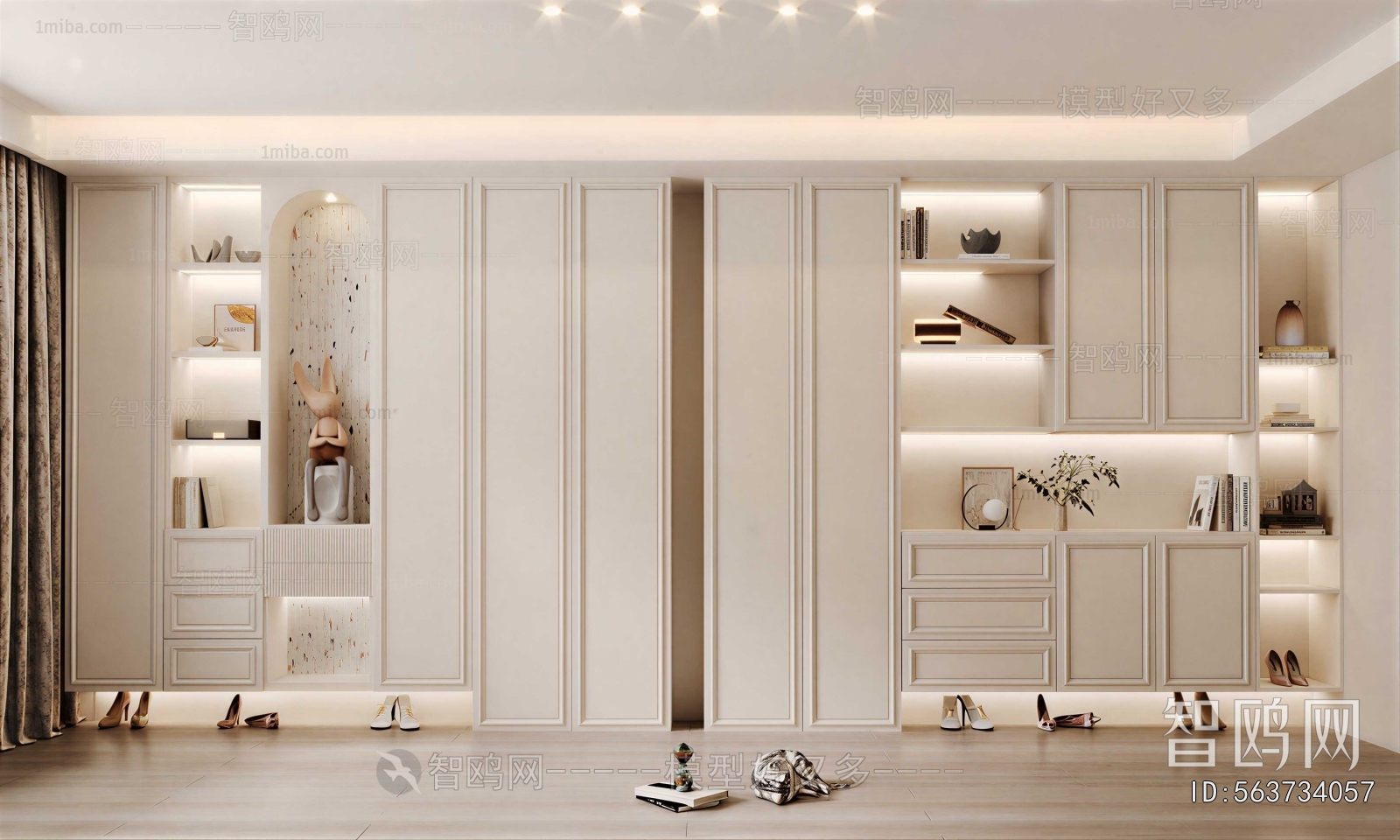 American Style Shoe Cabinet