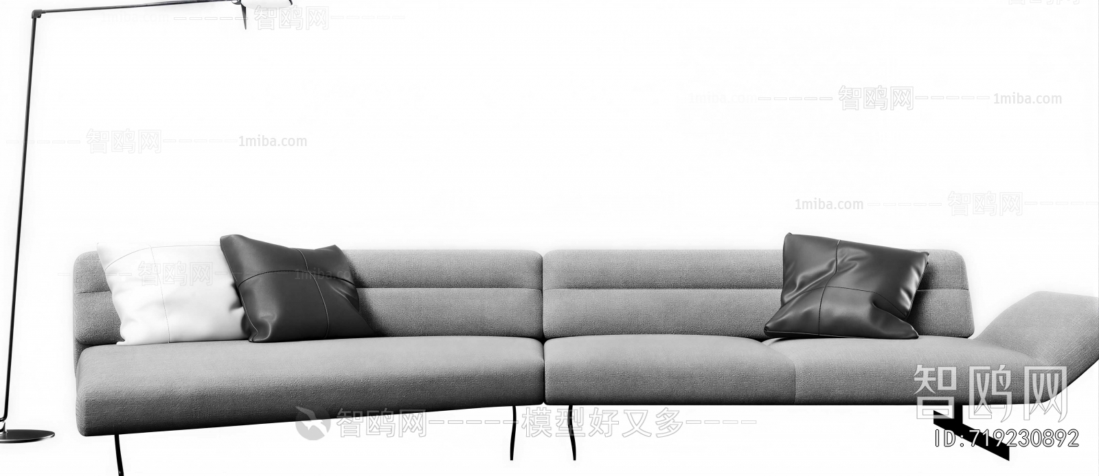 Modern Curved Sofa