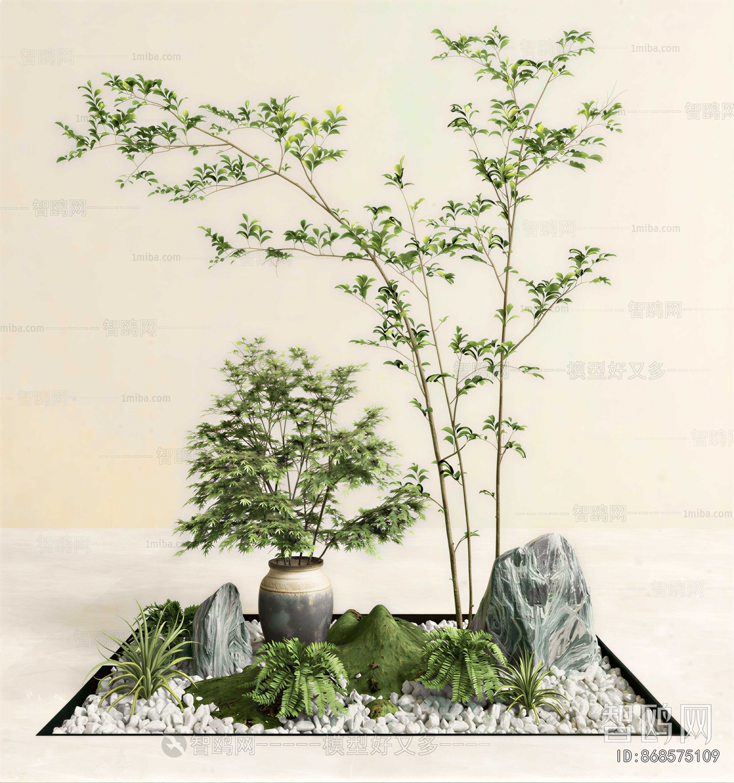 New Chinese Style Plant Landscaping