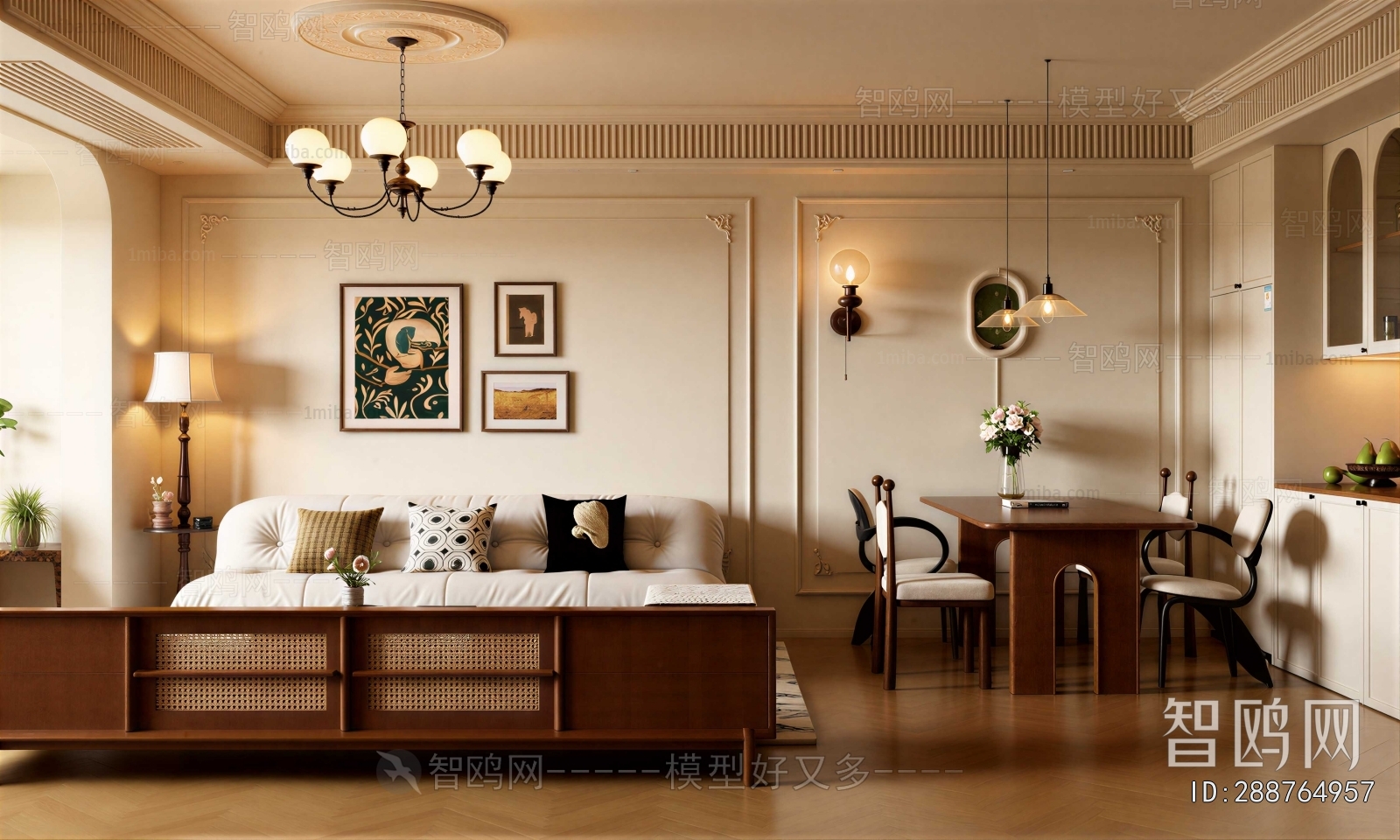 French Style A Living Room