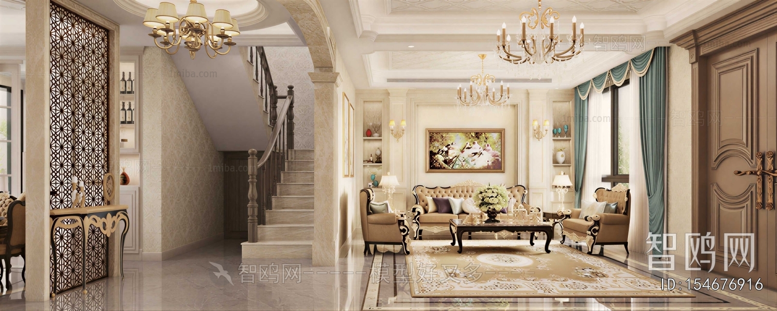 European Style A Living Room