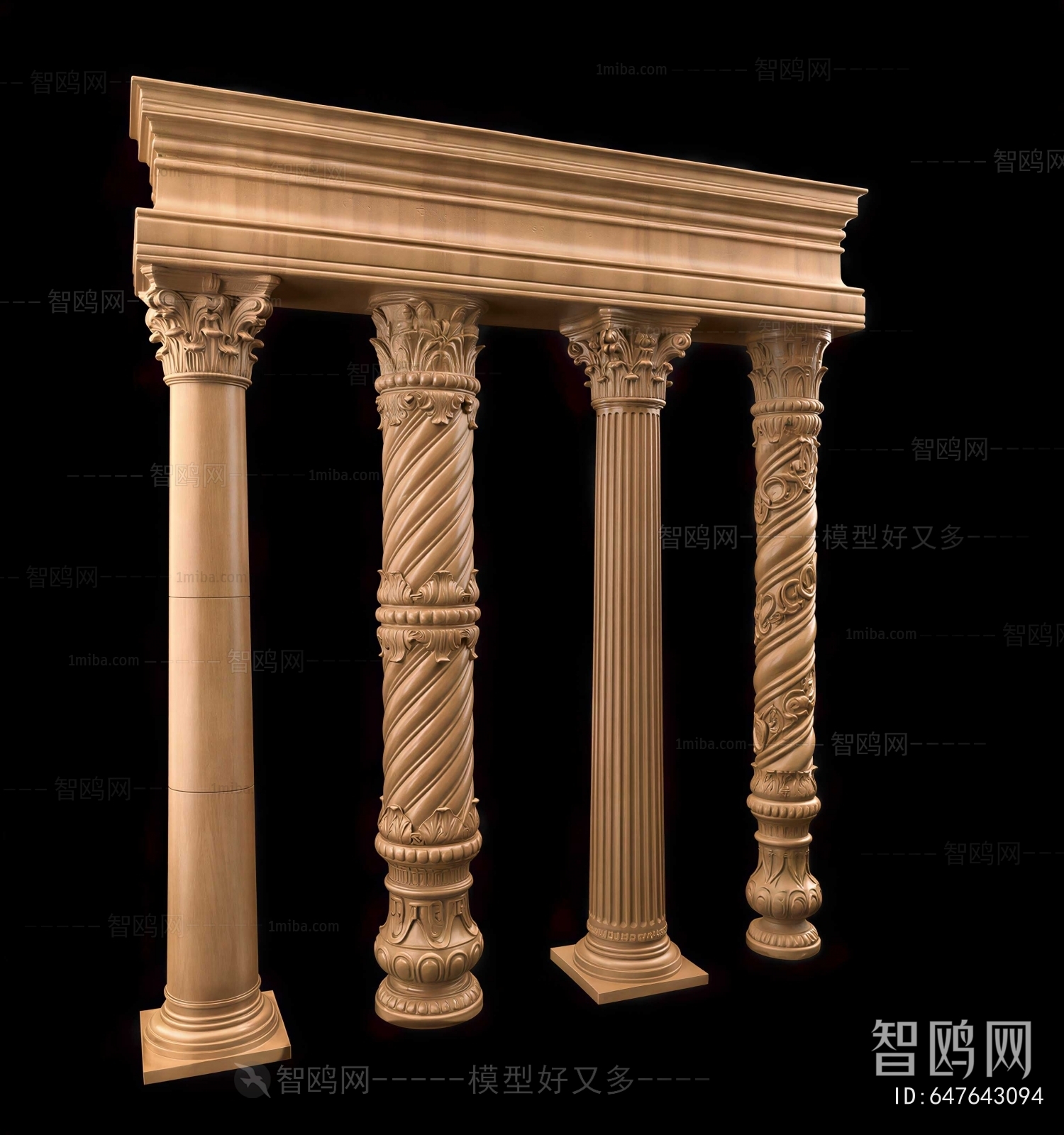 Modern Roman Pillar