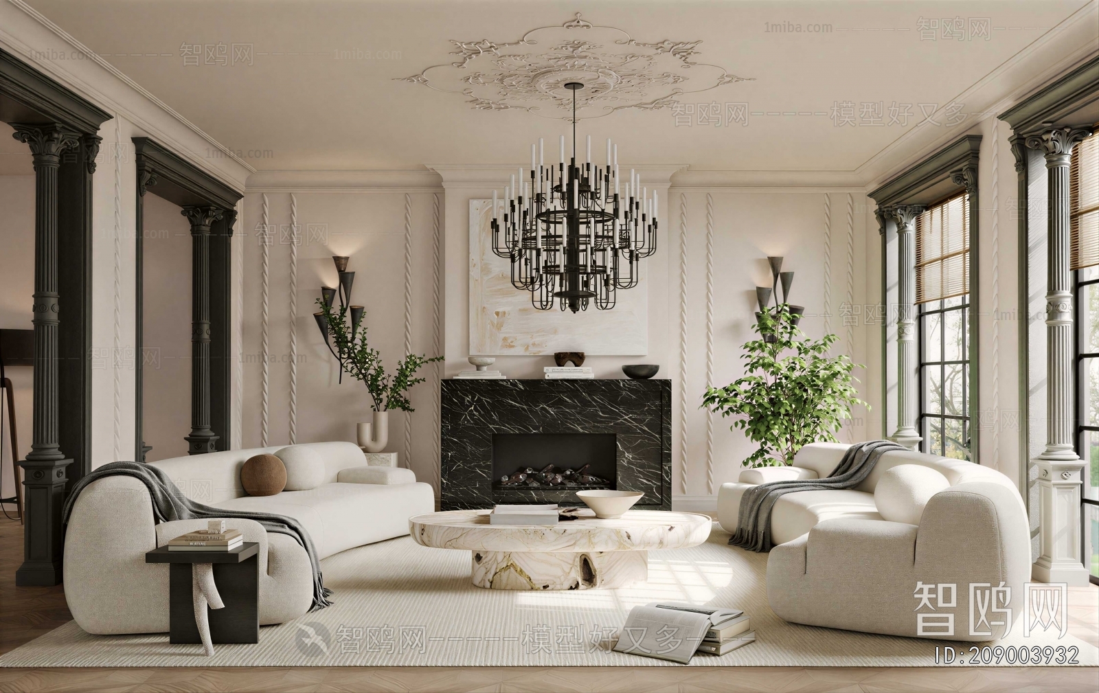 French Style A Living Room